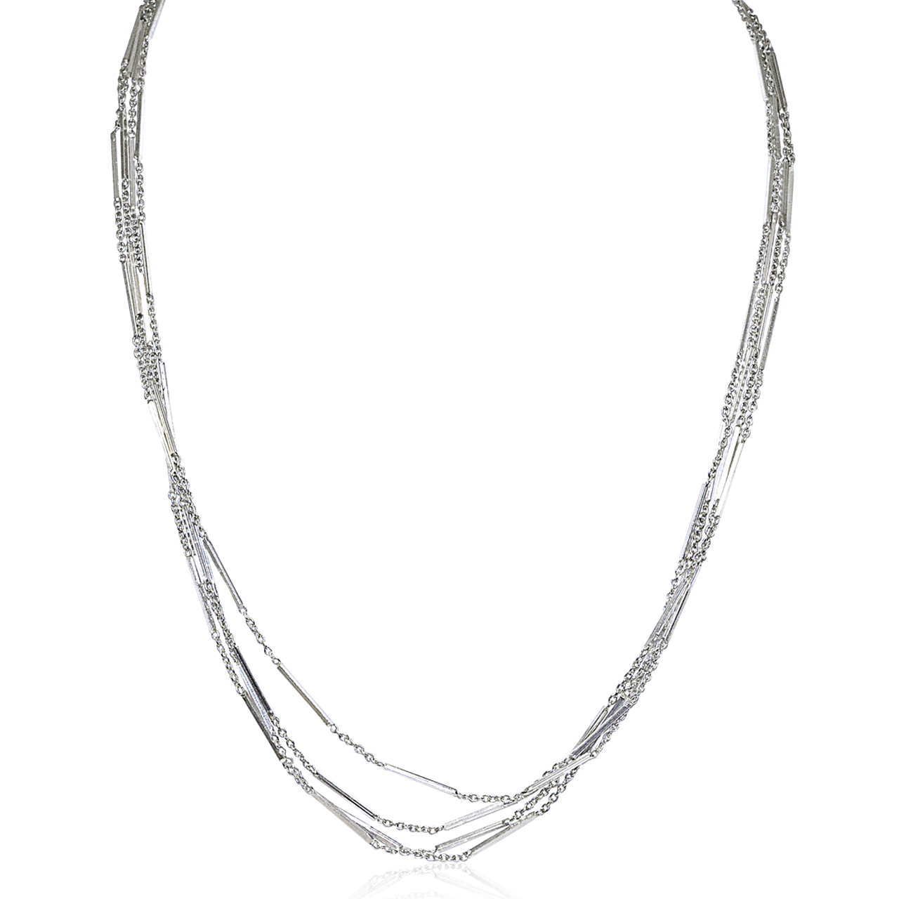 Sterling Silver 36" Bar Link Necklace 83010912 Sterling Silver 36" Bar Link Necklace 83010912