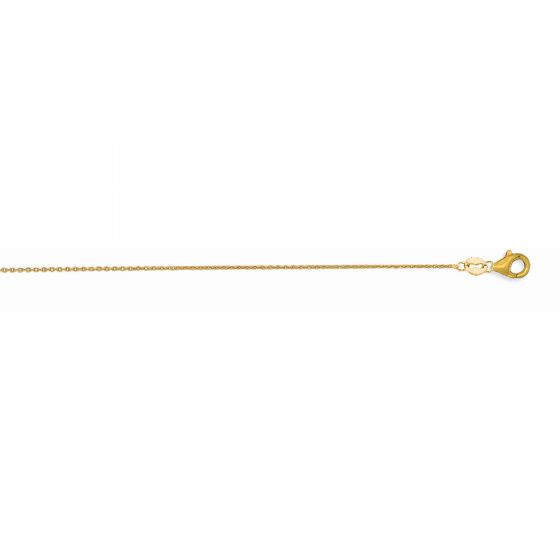 18K Yellow Gold 18" Cable Chain 30003255 | Shin Brothers* 18K Yellow Gold 18" Cable Chain 30003255 | Shin Brothers*