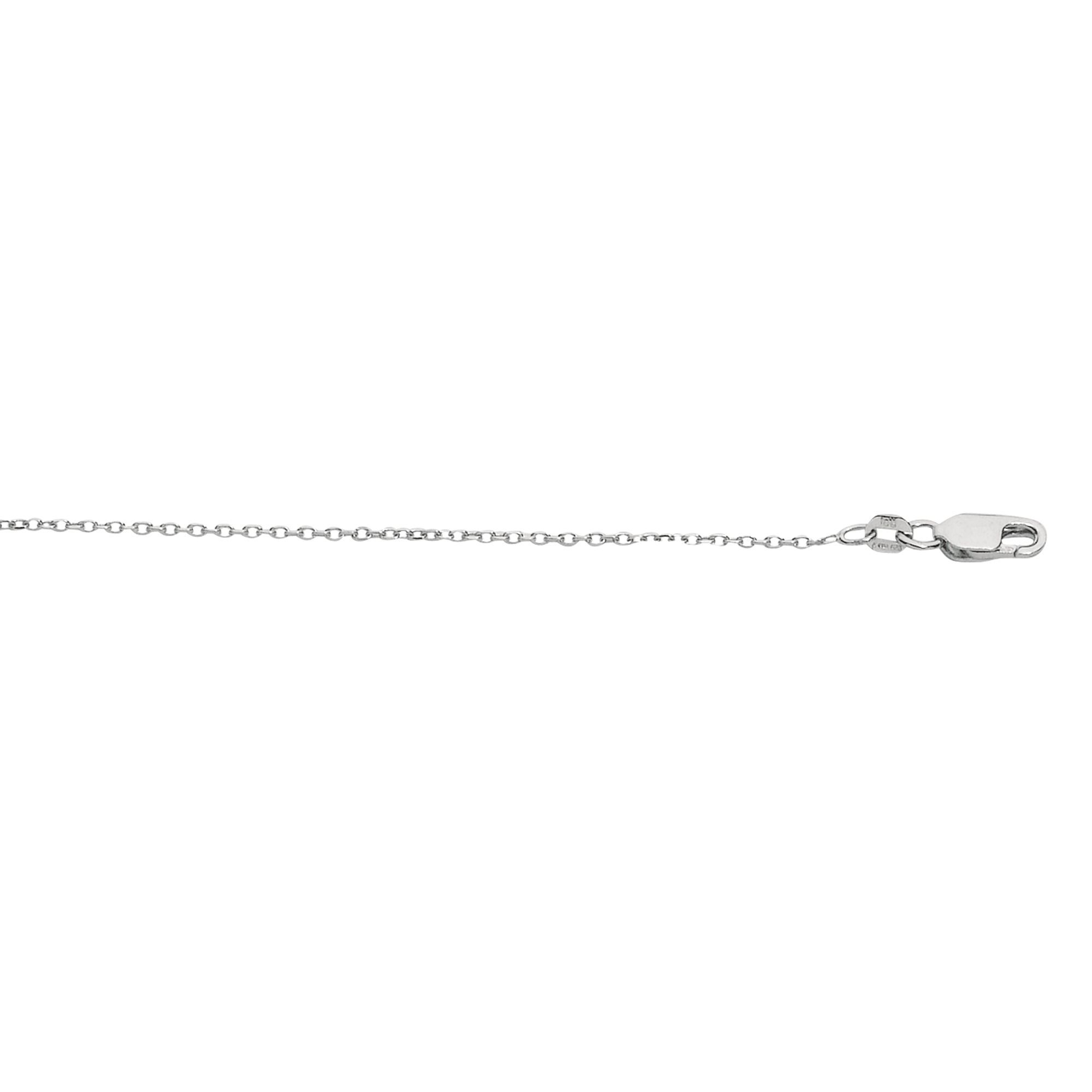 14K White Gold Ladies' Cable Chain 30003367 | Shin Brothers*