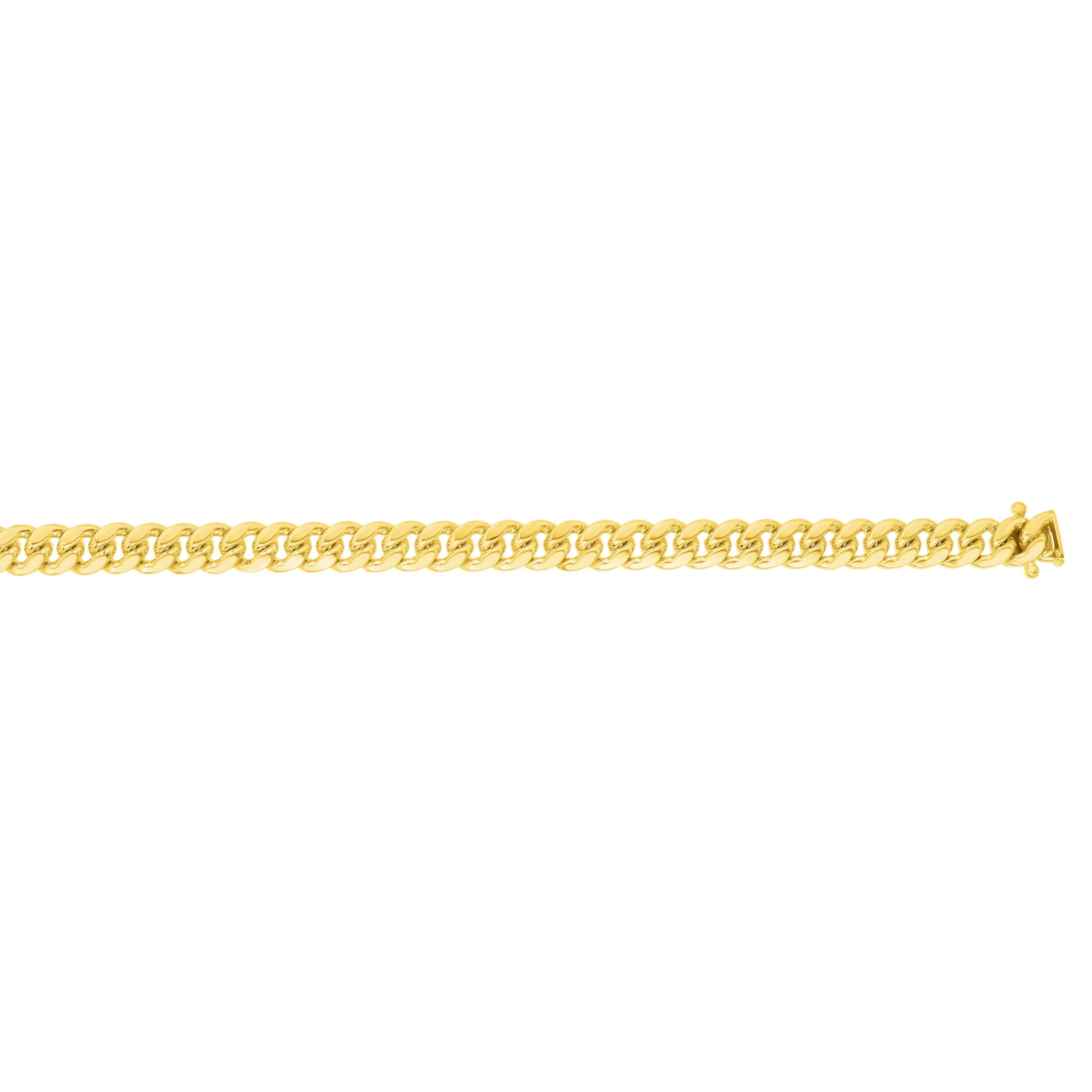 14K Yellow Gold Men's Fancy Cuban Bracelet 20001704 | Shin Brothers*