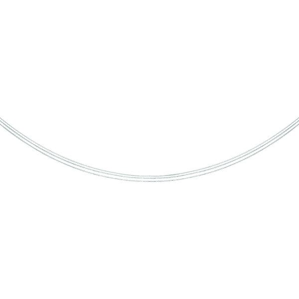 14K White Gold 16" Triple Cable Chain 30001946 | Shin Brothers* 14K White Gold 16" Triple Cable Chain 30001946 | Shin Brothers*