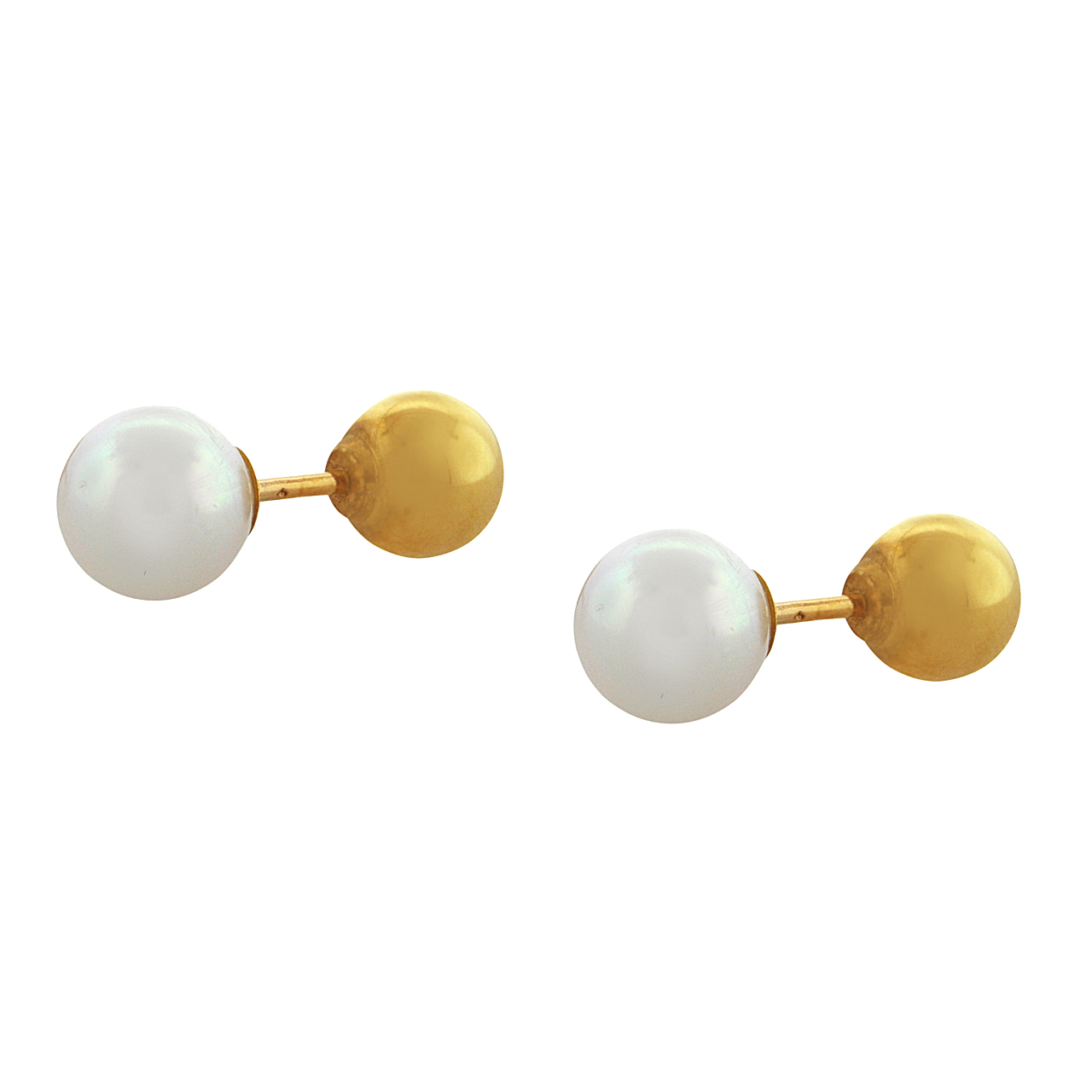 Reversible ball earrings Clearance