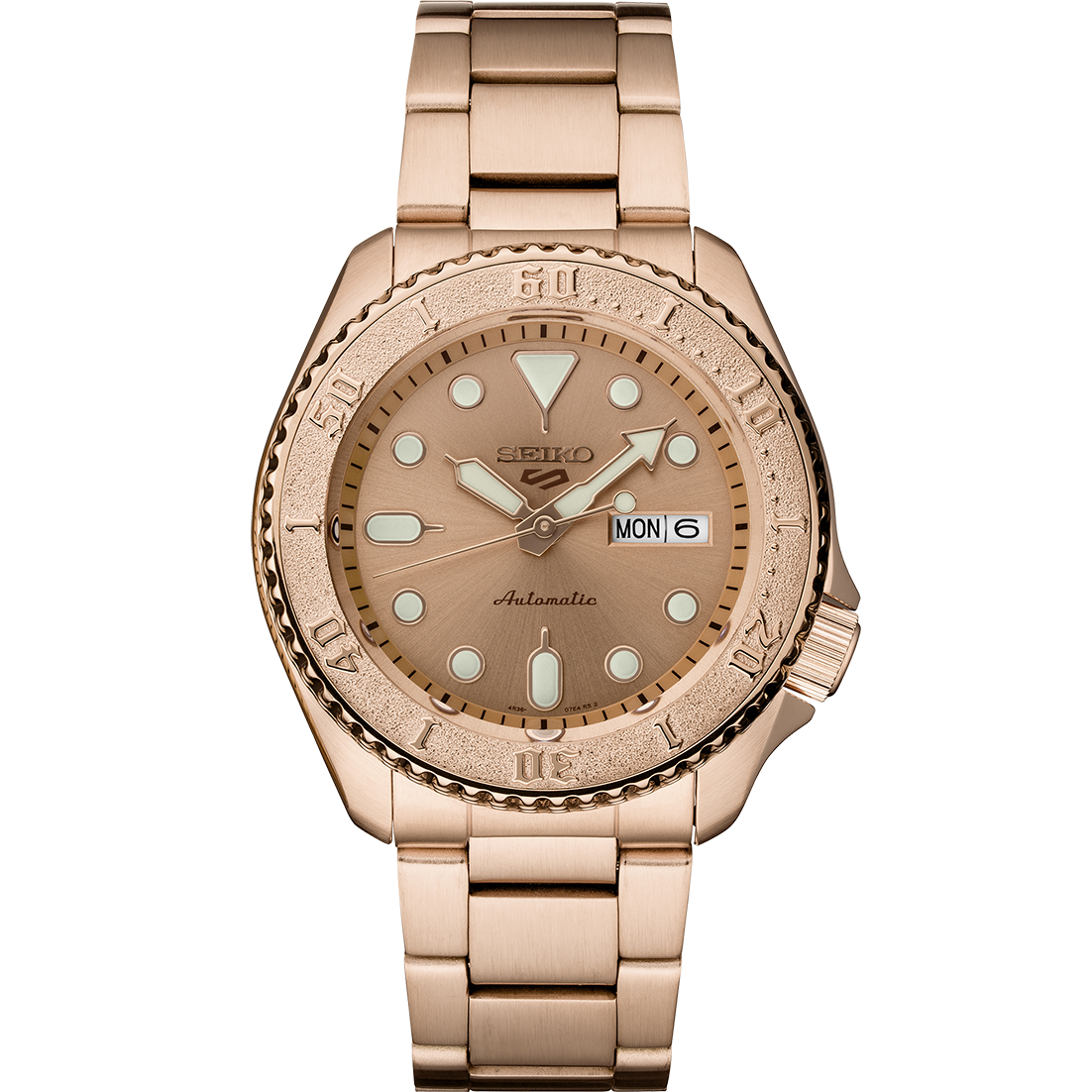 seiko 5 rose gold