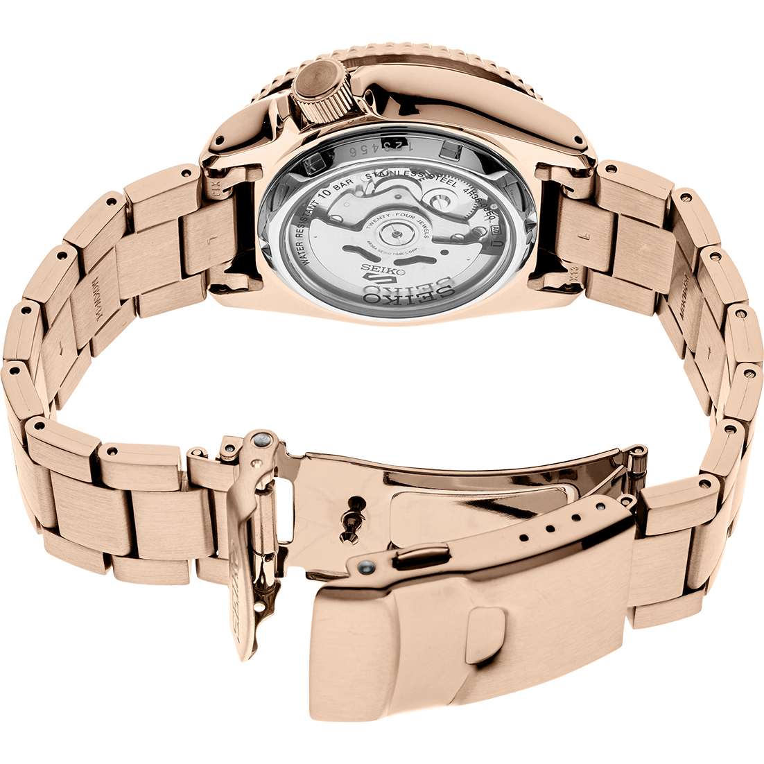 Seiko 5 Sports Automatic Rose Gold Men S Watch Srpe72 Shin Brothers