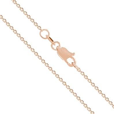 14K Pink Gold 36" Cable Chain 30002894 | Shin Brothers* 14K Pink Gold 36" Cable Chain 30002894 | Shin Brothers*