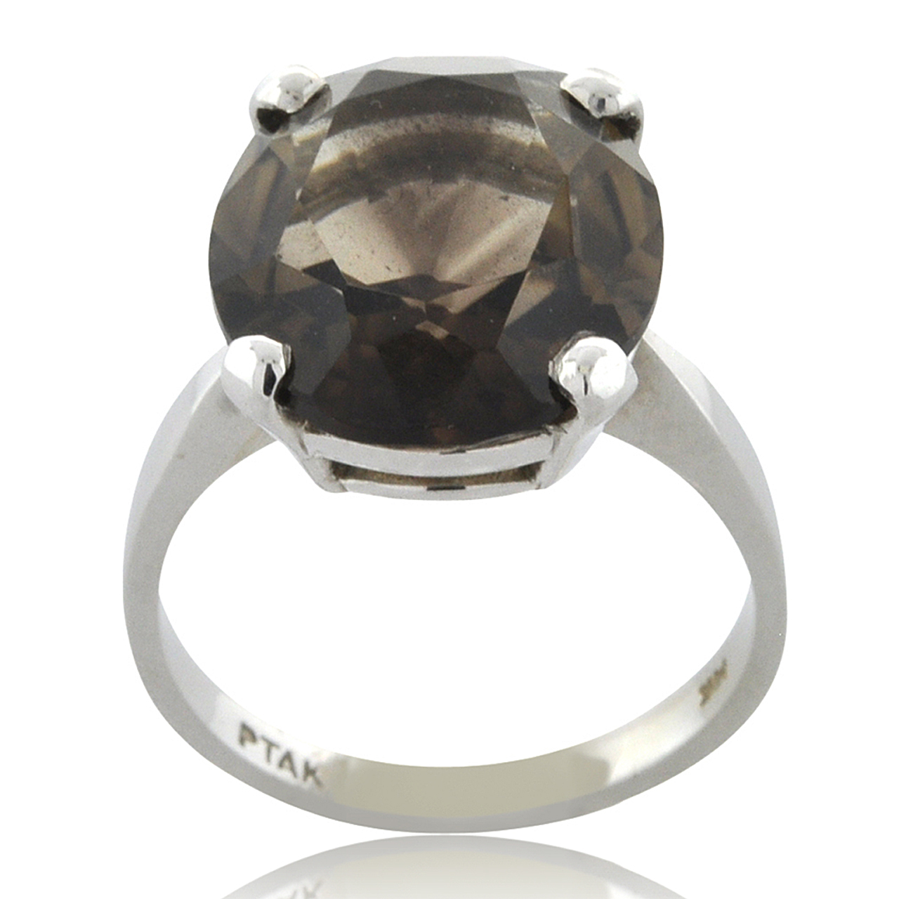 14K White Gold Smoky Topaz Ring 12000580 | Shin Brothers* 14K White Gold Smoky Topaz Ring 12000580 | Shin Brothers*