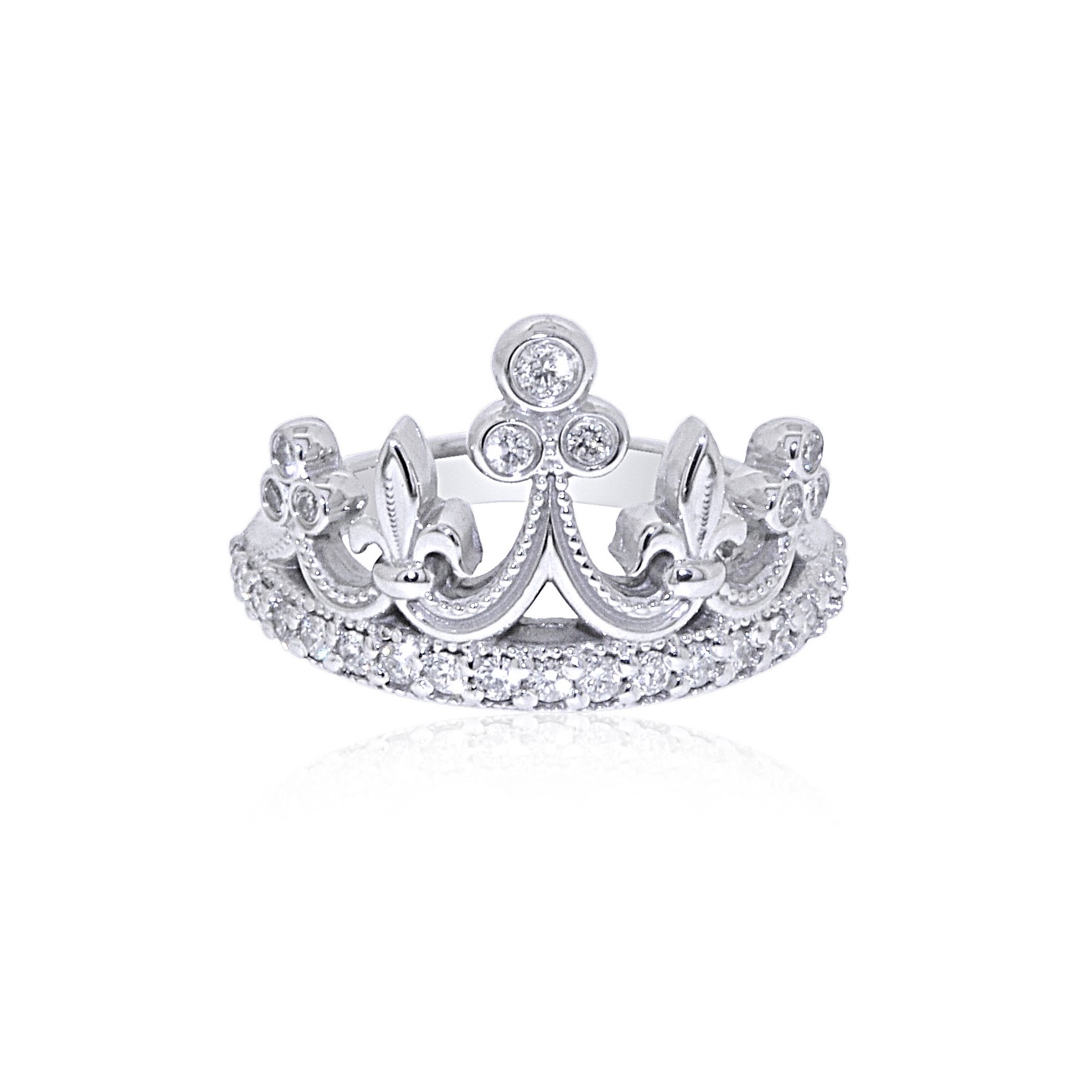 Crown Gold Ring | BAHIA Fine Jewellery