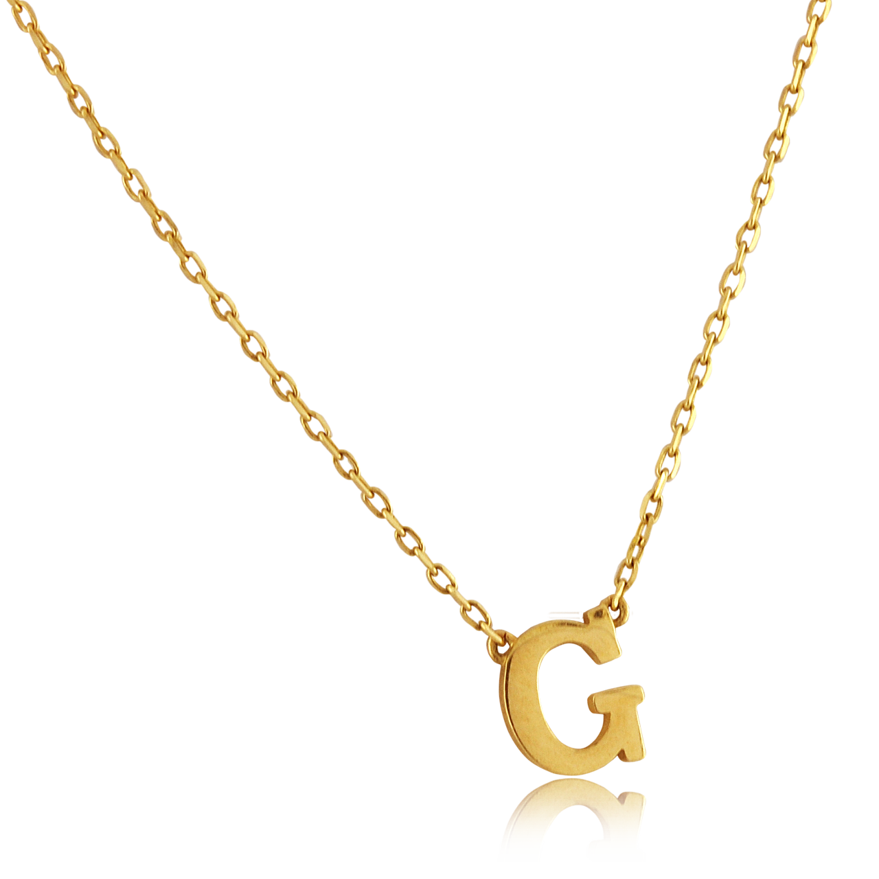 G Initial Pendant in 10kt Yellow Gold