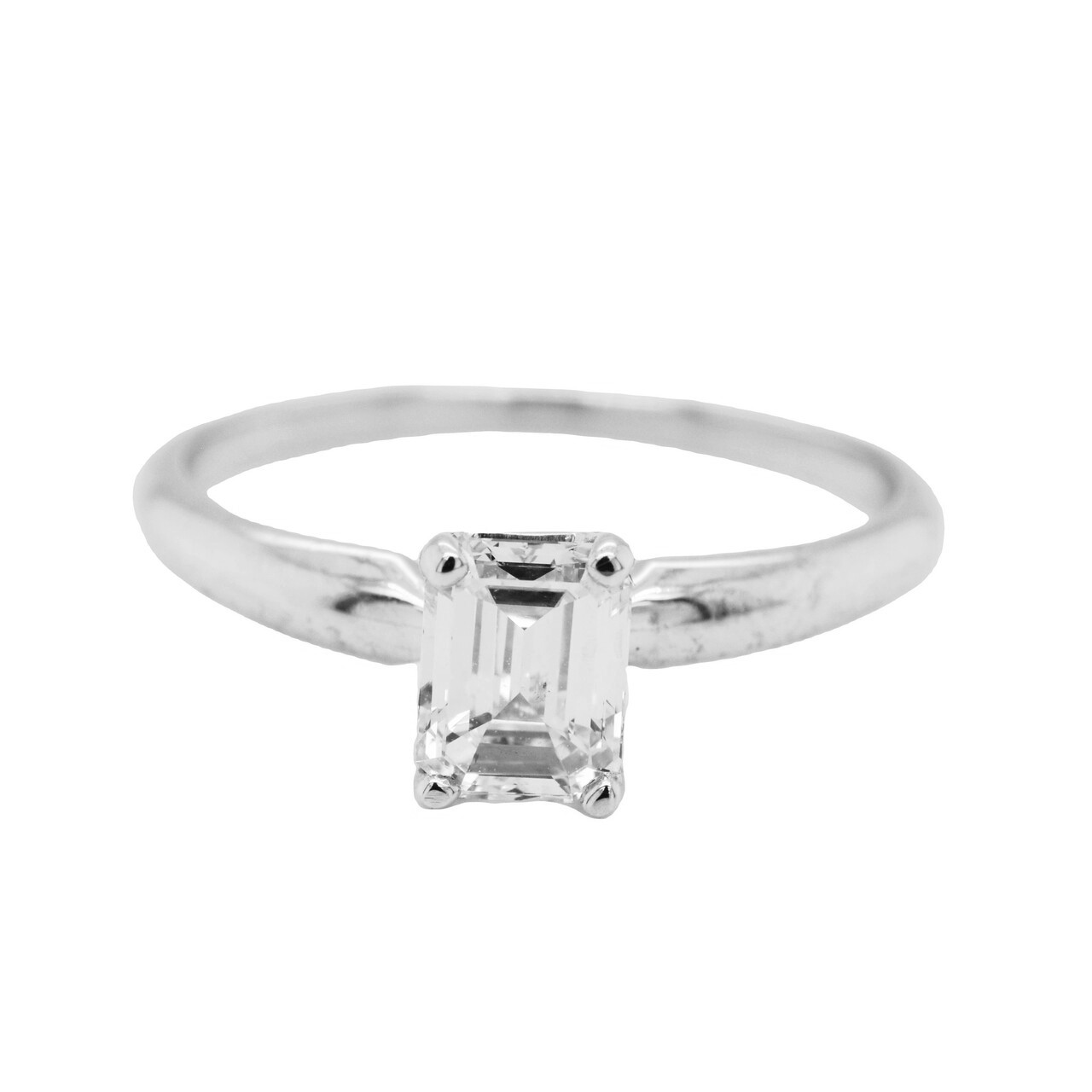 14K White Gold 7/10 ctw Rectangular Diamond Engagement Ring 11006699 | Shin Brothers* 14K White Gold 7/10 ctw Rectangular Diamond Engagement Ring 11006699 | Shin Brothers*