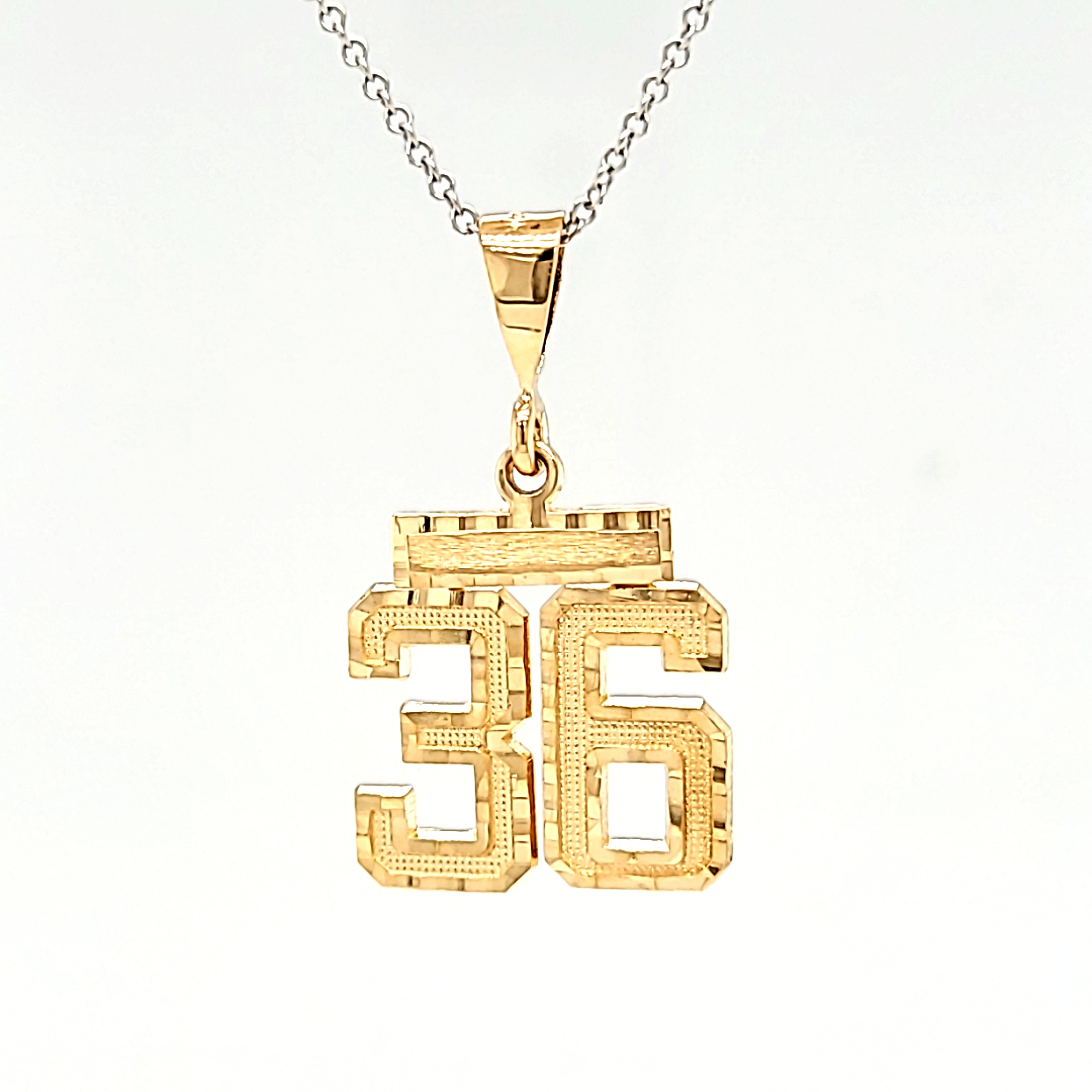 14K Yellow Gold Number 36 Charm 50003907 | Shin Brothers*
