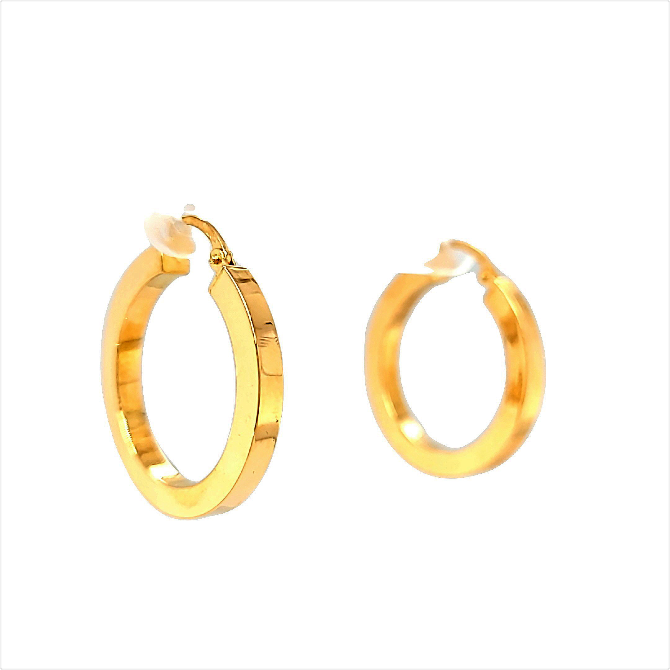 14K Yellow Gold Hoop Earrings 40002988 | Shin Brothers* 14K Yellow Gold Hoop Earrings 40002988 | Shin Brothers*
