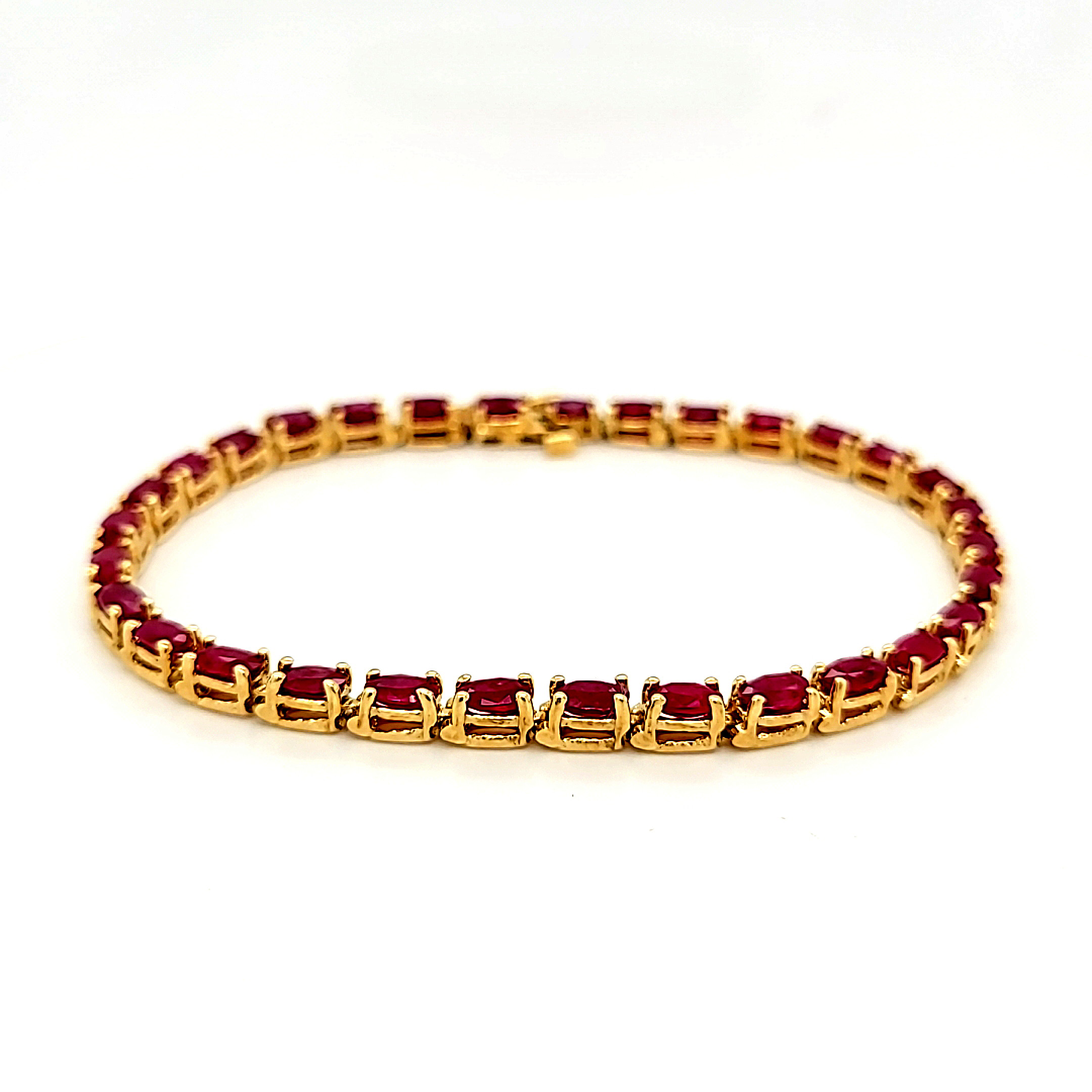 14K Yellow Gold 7 3/4 ctw Ruby Bracelet 22000878 | Shin Brothers*