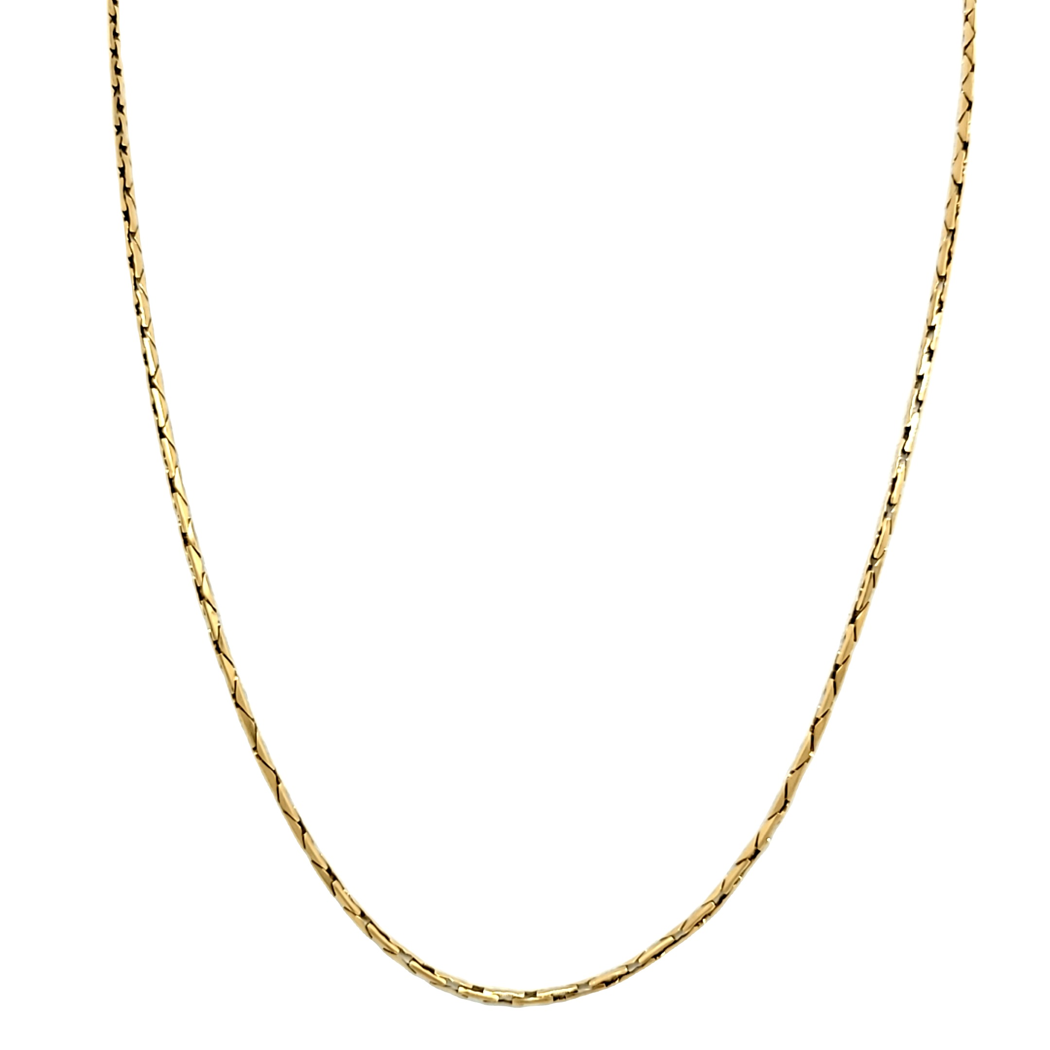 18K Yellow Gold 23" Fancy Link Chain 30004168 | Shin Brothers*