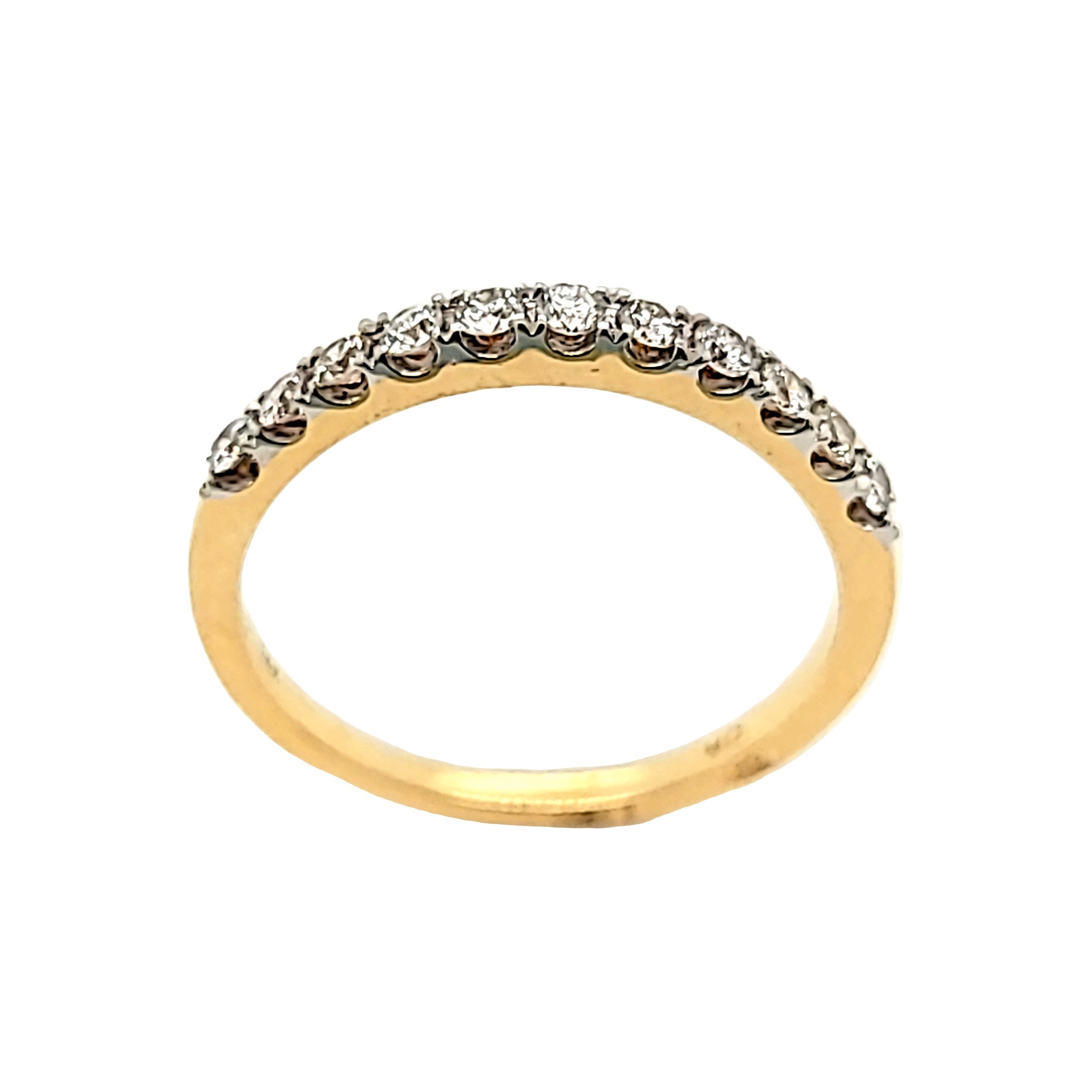 14K Yellow Gold Stackable Diamond Band 11006806 | Shin Brothers* 14K Yellow Gold Stackable Diamond Band 11006806 | Shin Brothers*