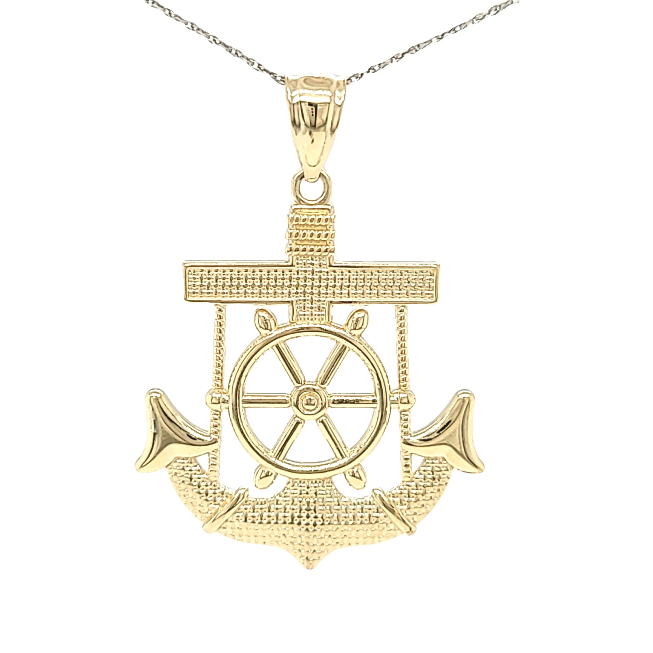 14K Yellow Gold Anchor Charm 50003991 | Shin Brothers* 14K Yellow Gold Anchor Charm 50003991 | Shin Brothers*