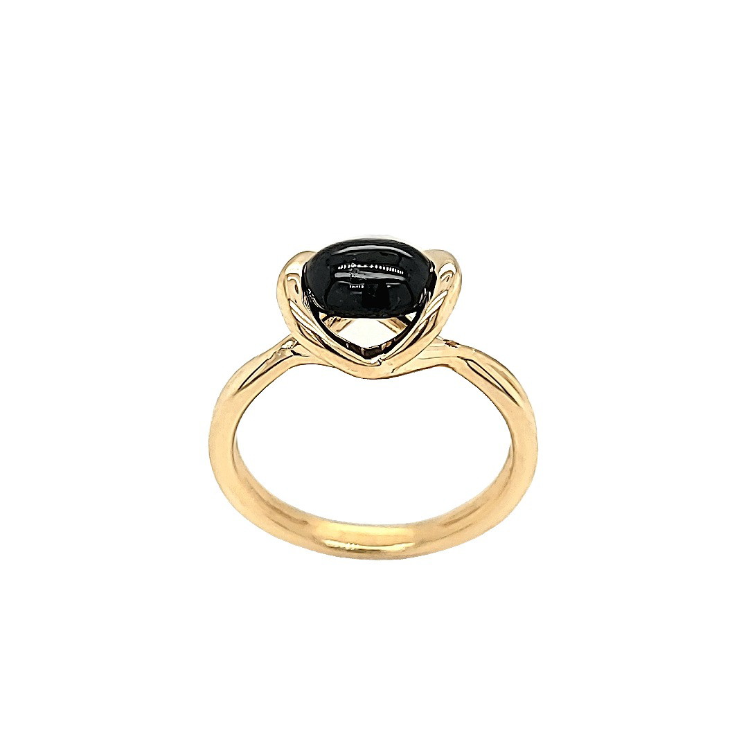14K Yellow Gold Cat's Eye Ring 12003058 | Shin Brothers* 14K Yellow Gold Cat's Eye Ring 12003058 | Shin Brothers*