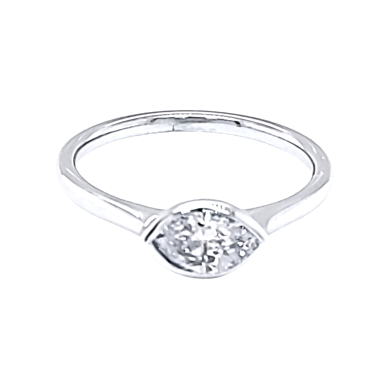 14K White Gold Marquise Diamond Ring 11006911 | Shin Brothers * 14K White Gold Marquise Diamond Ring 11006911 | Shin Brothers *