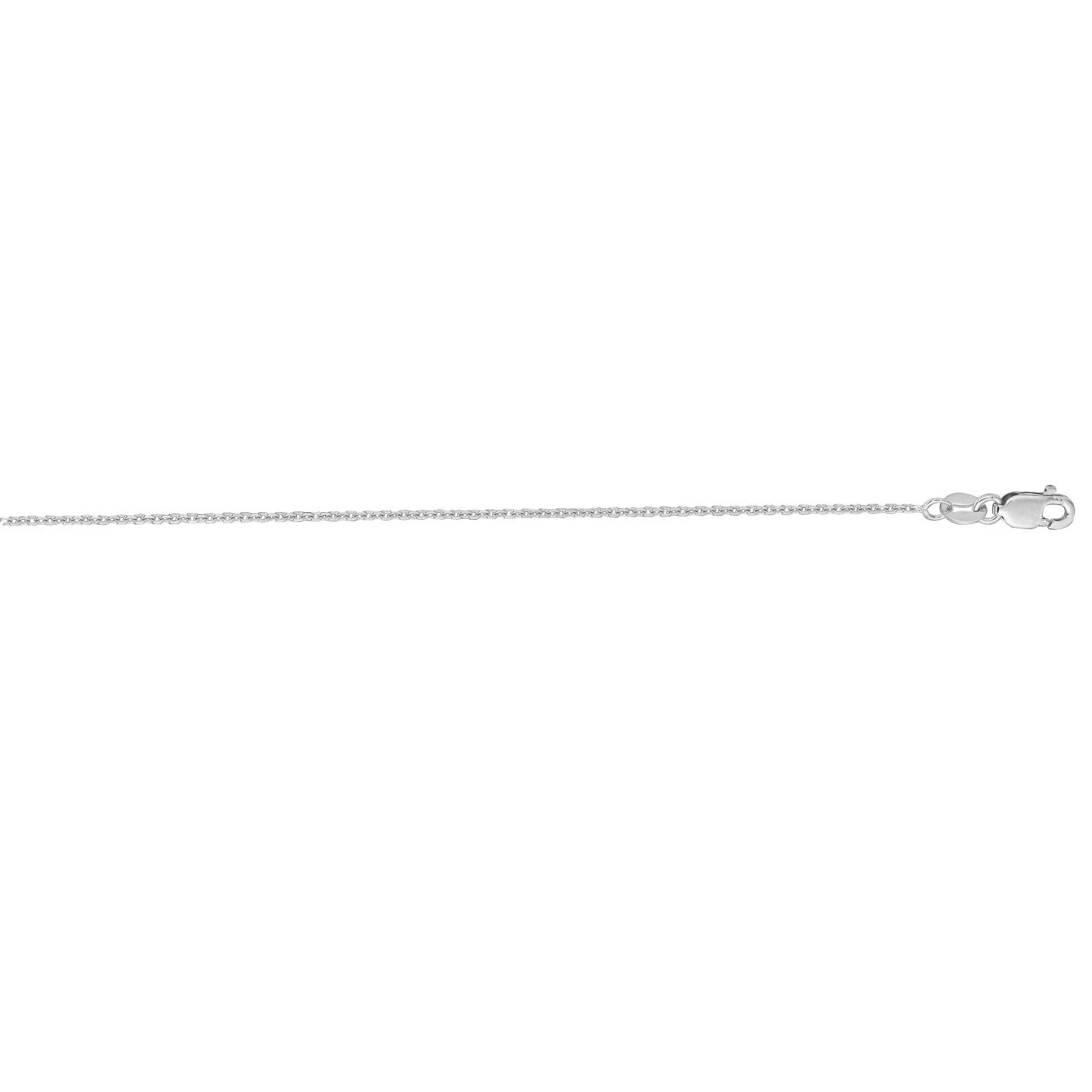 14K White Gold 16" 1.1mm Cable Chain wcab030 30004234 | Shin Brothers** 14K White Gold 16" 1.1mm Cable Chain wcab030 30004234 | Shin Brothers**