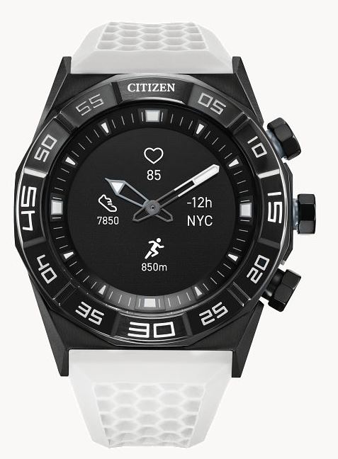 Citizen JX1007-12E CZ Smart Hybrid White Silicone Strap Watch | Shin Brothers* 