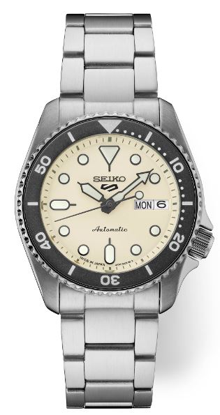 Seiko 5 Sports SRPK31 Stainless Automatic White Dial | Shin Brothers*