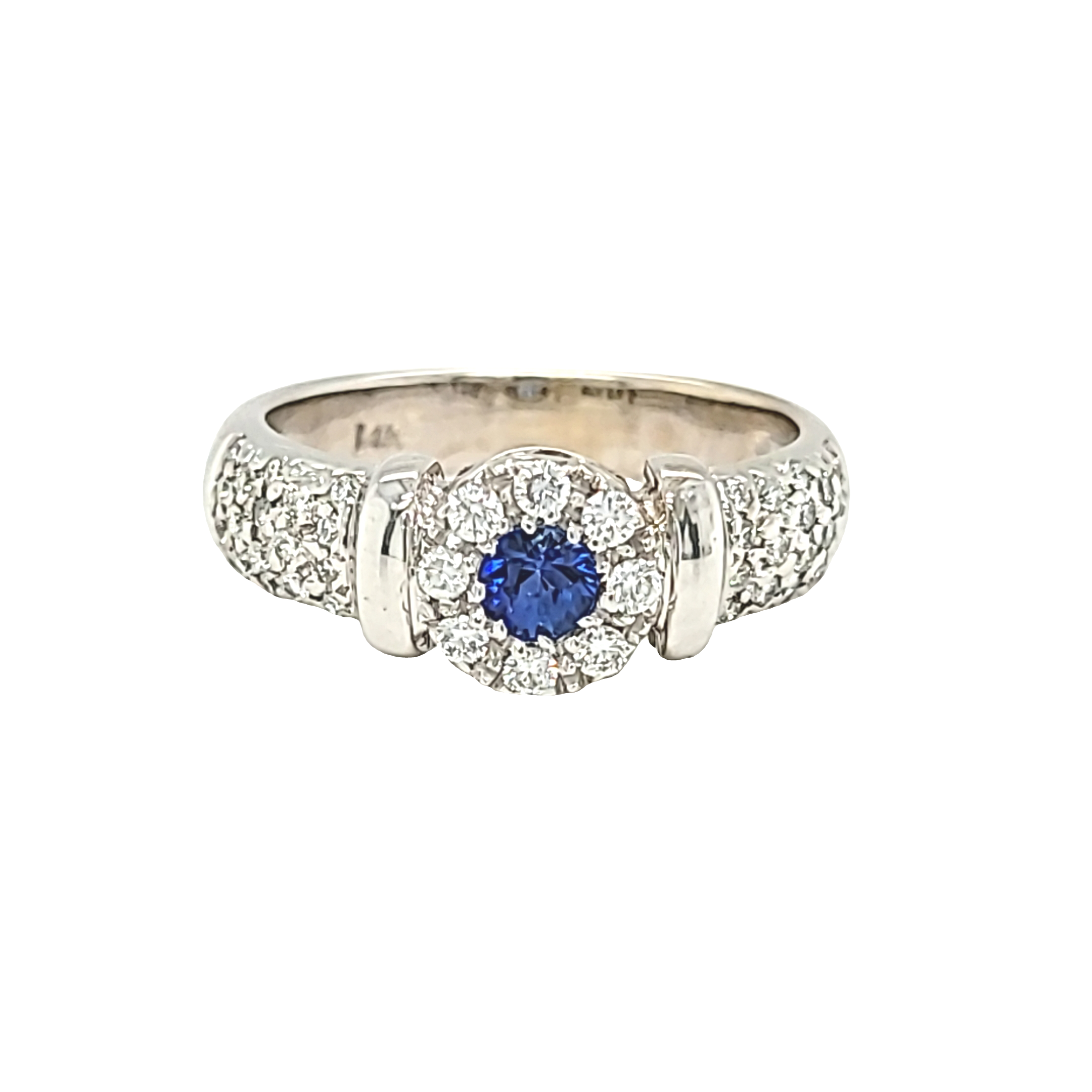 14K Yellow Gold Tanzanite Diamond Ring 12003121 | Shin Brothers* 14K Yellow Gold Tanzanite Diamond Ring 12003121 | Shin Brothers*