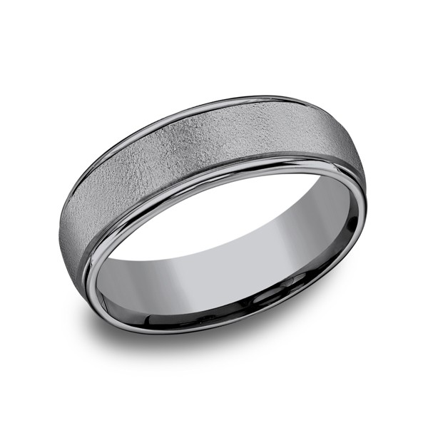 Gray Tantalum 6mm Wedding Band 11510087 | Shin Brothers* Gray Tantalum 6mm Wedding Band 11510087 | Shin Brothers*