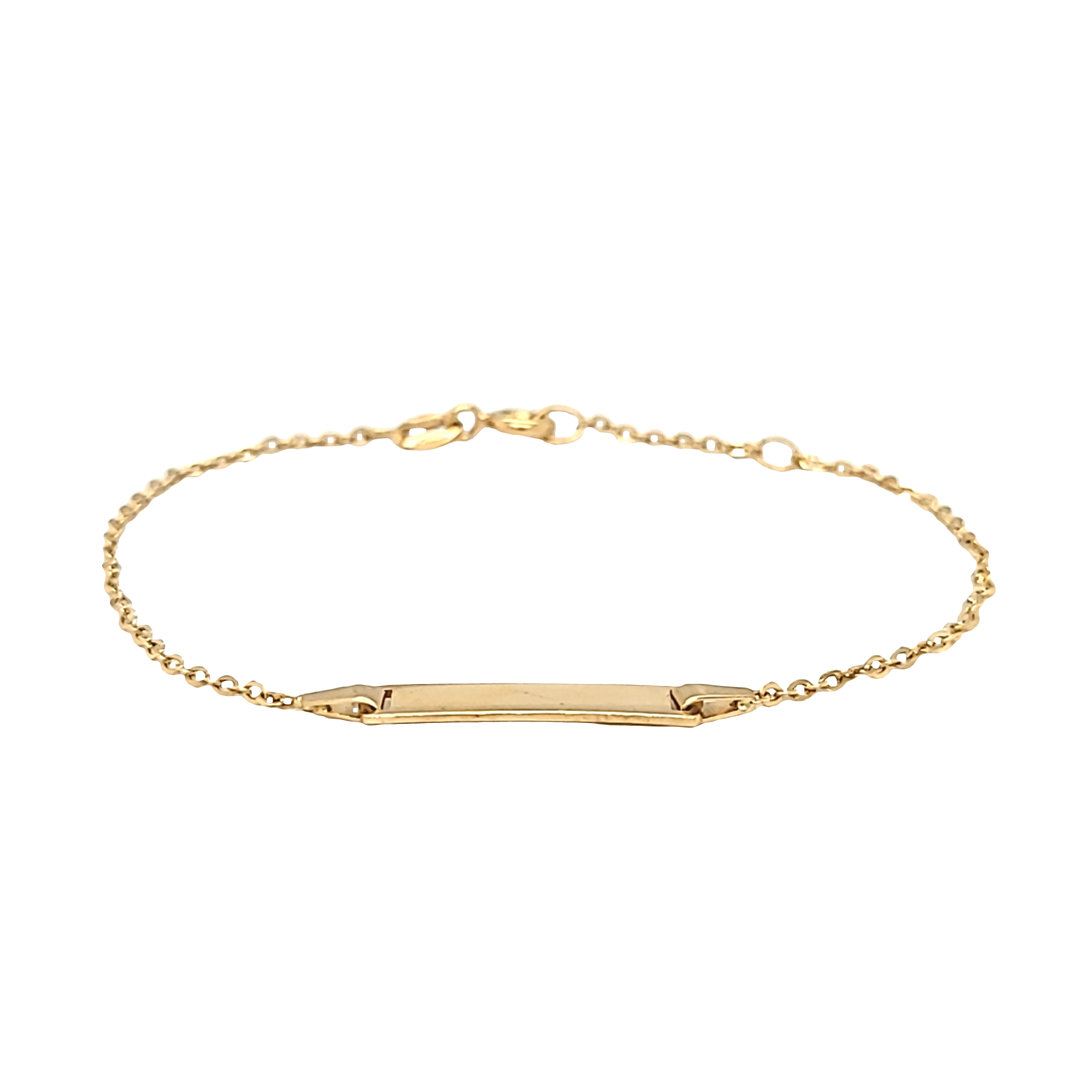 18K Yellow Gold Baby ID Bracelet 20002139 | Shin Brothers*