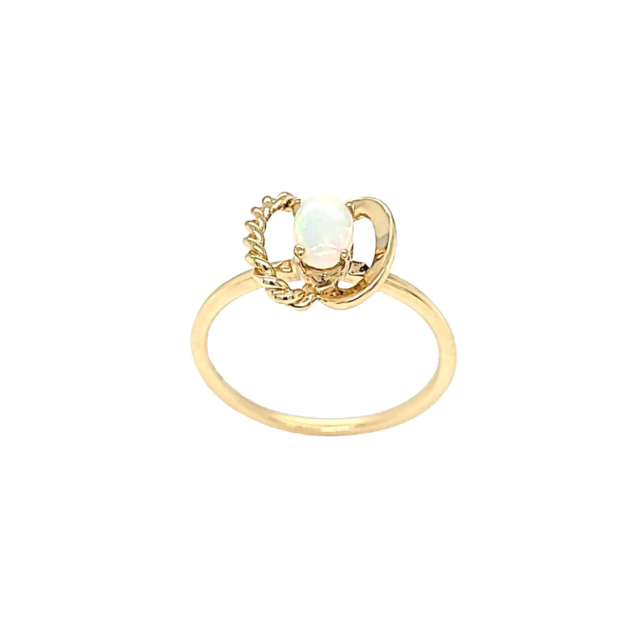 14K Yellow Gold Opal Ring 12003130 | Shin Brothers* 14K Yellow Gold Opal Ring 12003130 | Shin Brothers*