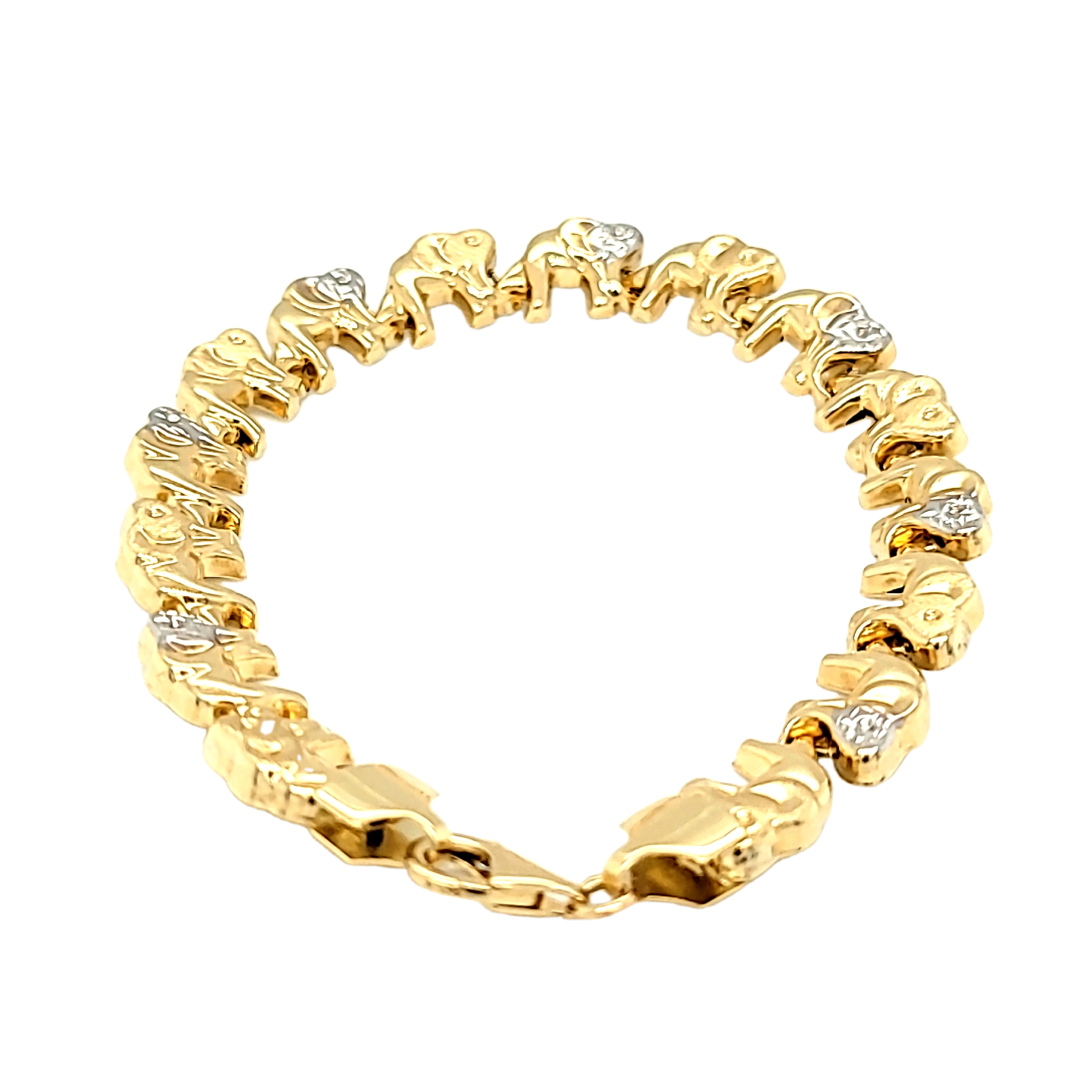 Buy Elephant Pearl Chain Bracelet Online | CaratLane