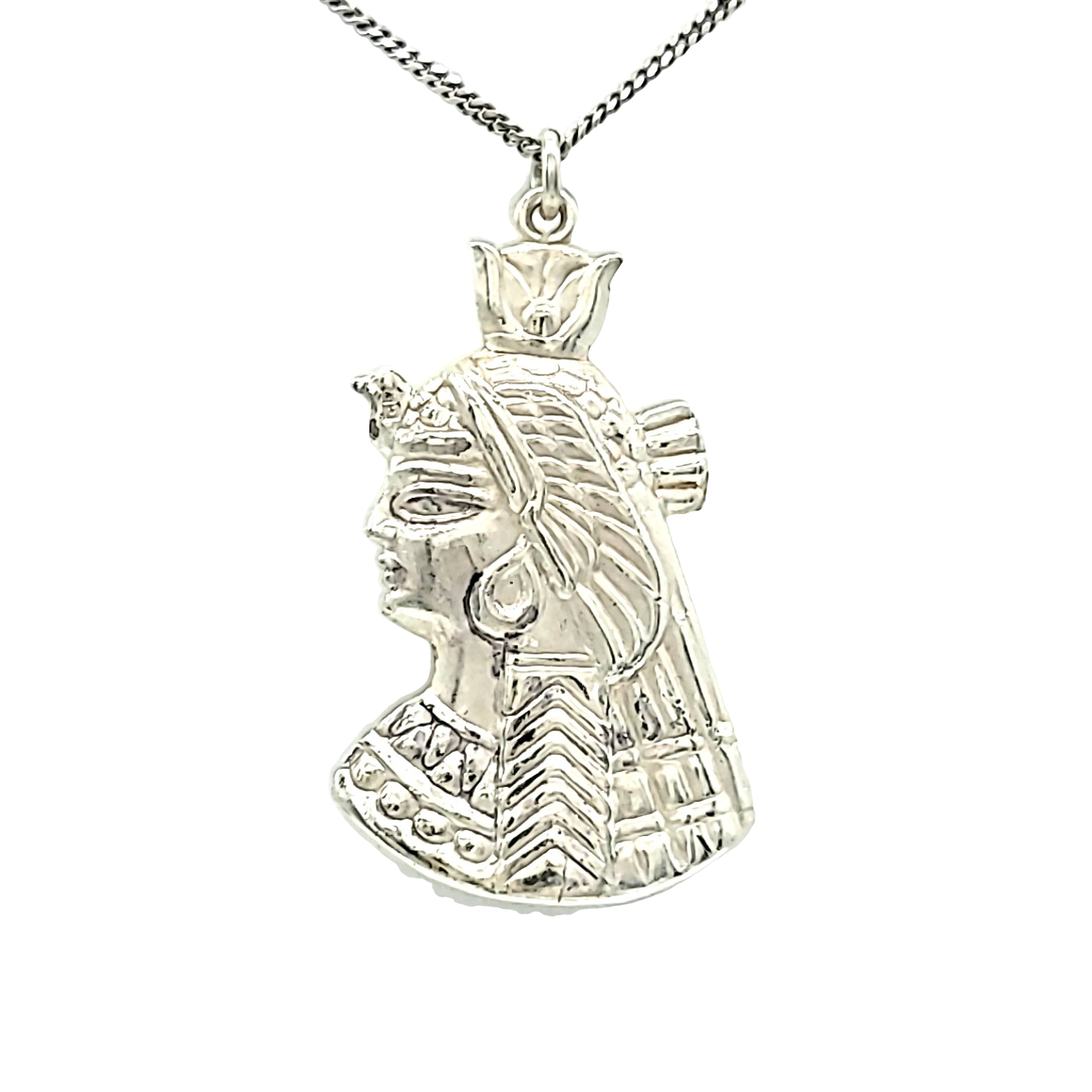 Sterling Silver Cleopatra Pendant 85010882 | Shin Brothers*