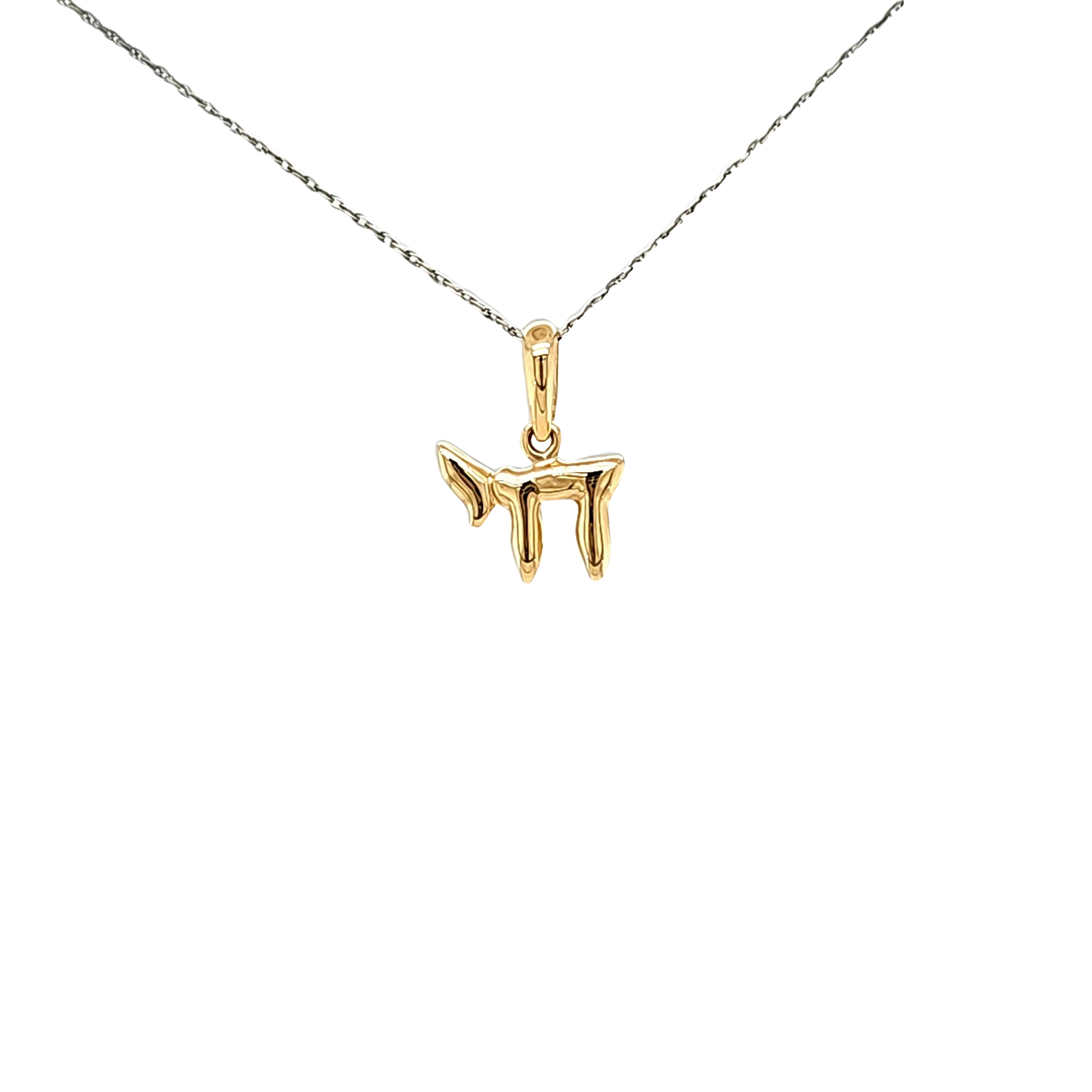 14K Yellow Gold Chai Charm 50004221 | Shin Brothers* 14K Yellow Gold Chai Charm 50004221 | Shin Brothers*