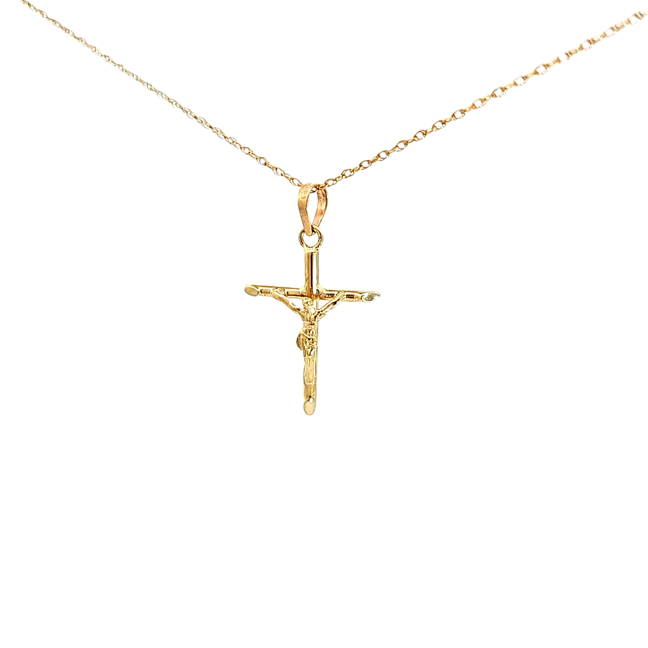 14K Yellow Gold Crucifix Charm 27X34MM 52004254 | Shin Brothers* 14K Yellow Gold Crucifix Charm 27X34MM 52004254 | Shin Brothers*