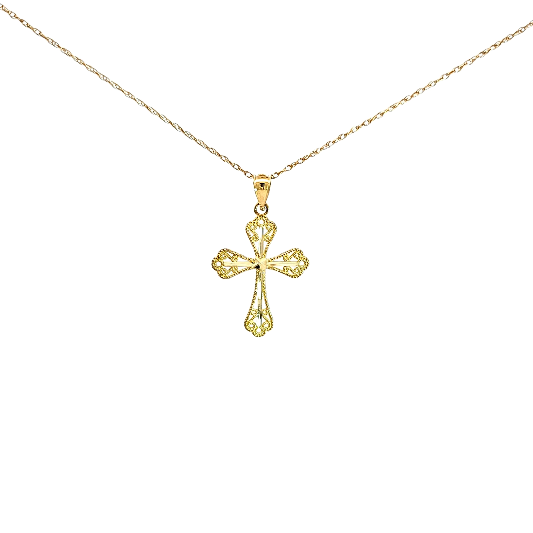 14K Yellow Gold Cross Charm 19X32MM 52004254 | Shin Brothers* 14K Yellow Gold Cross Charm 19X32MM 52004254 | Shin Brothers*