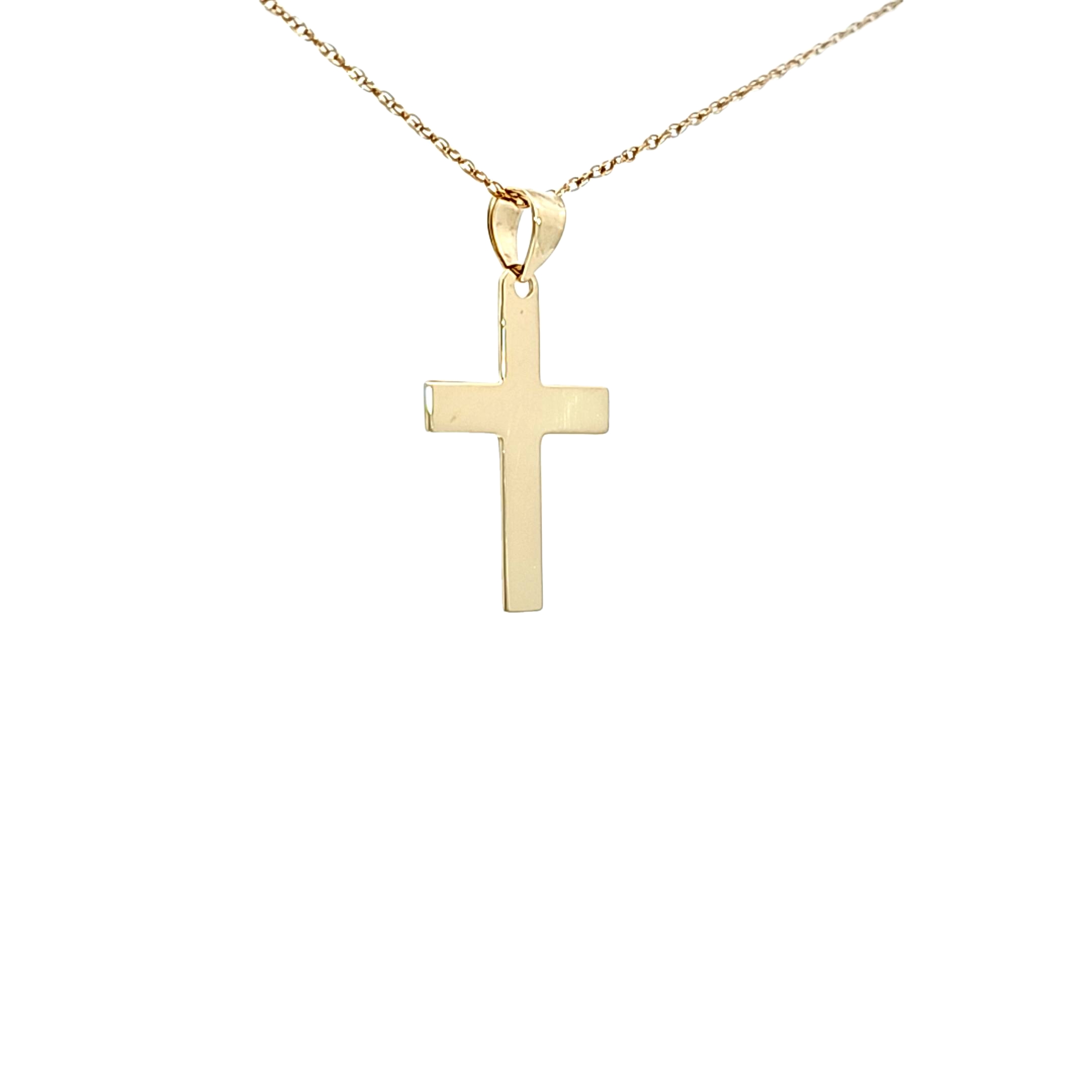 14K  Yellow Gold Cross Charm 50004255 | Shin Brothers*