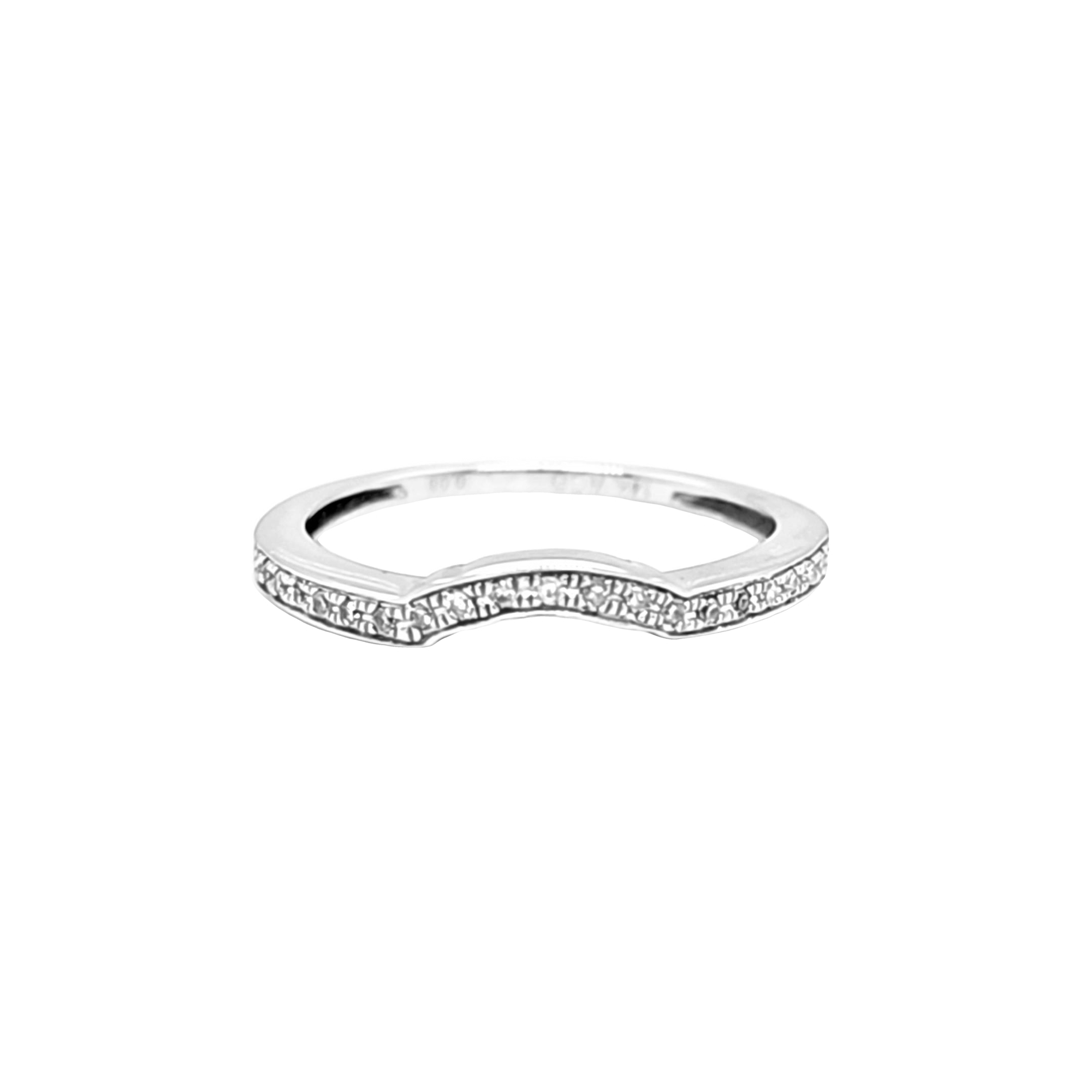 14K White Gold Stackable Diamond Ring 11007258 | Shin Brothers* 14K White Gold Stackable Diamond Ring 11007258 | Shin Brothers*