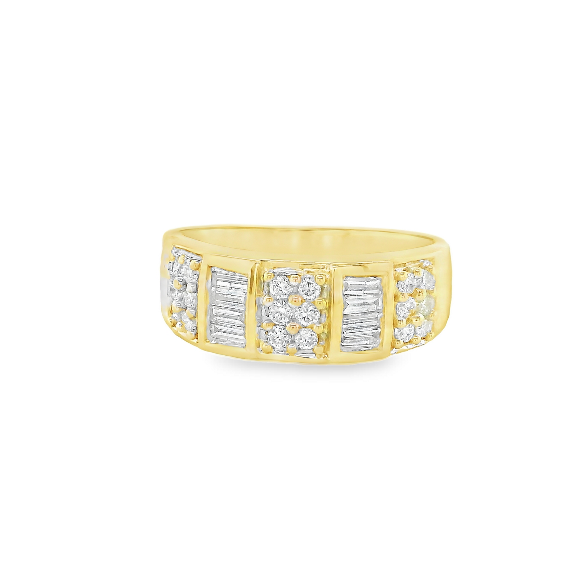 14K Yellow Gold Diamond Band 11007274 | Shin Brothers** 14K Yellow Gold Diamond Band 11007274 | Shin Brothers**