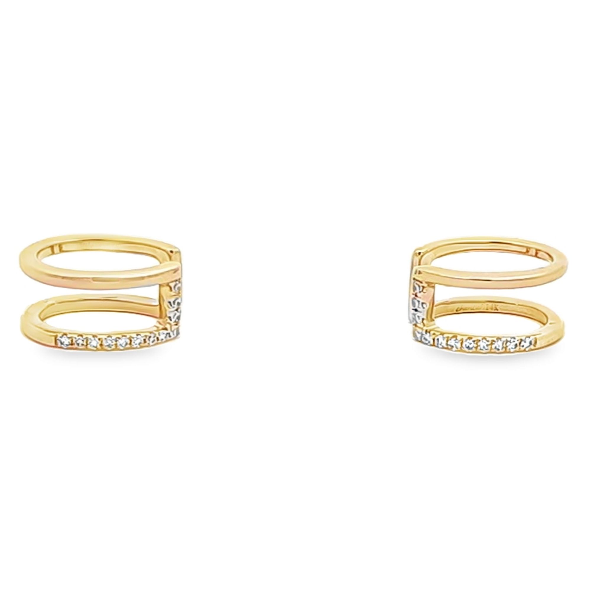 14K Yellow Gold Diamond Ear Cuff 41002769 | Shin Brothers**