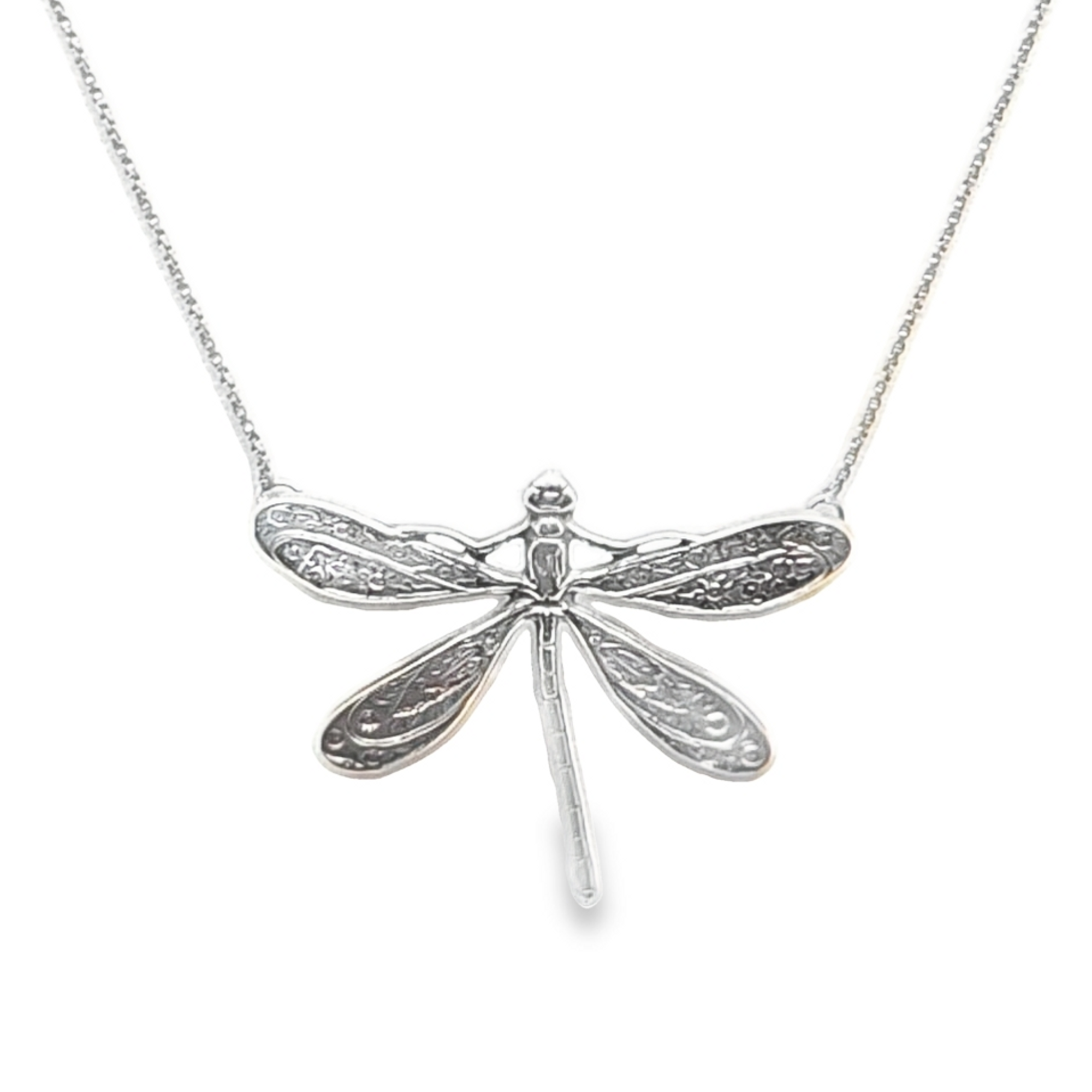 Sterling Silver Dragonfly Necklace 83011620 | Shin Brothers*