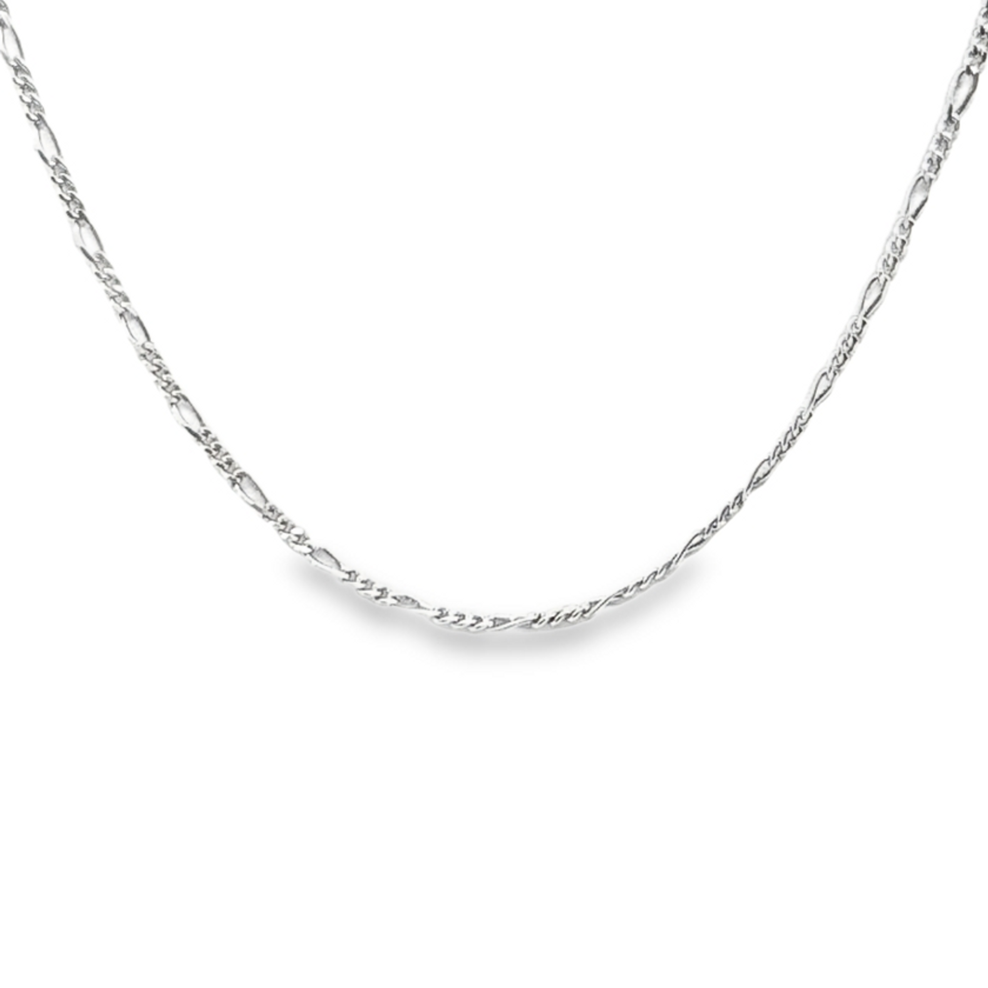 Sterling Silver Figaro Chain 83011626 | Shin Brothers** Sterling Silver Figaro Chain 83011626 | Shin Brothers**