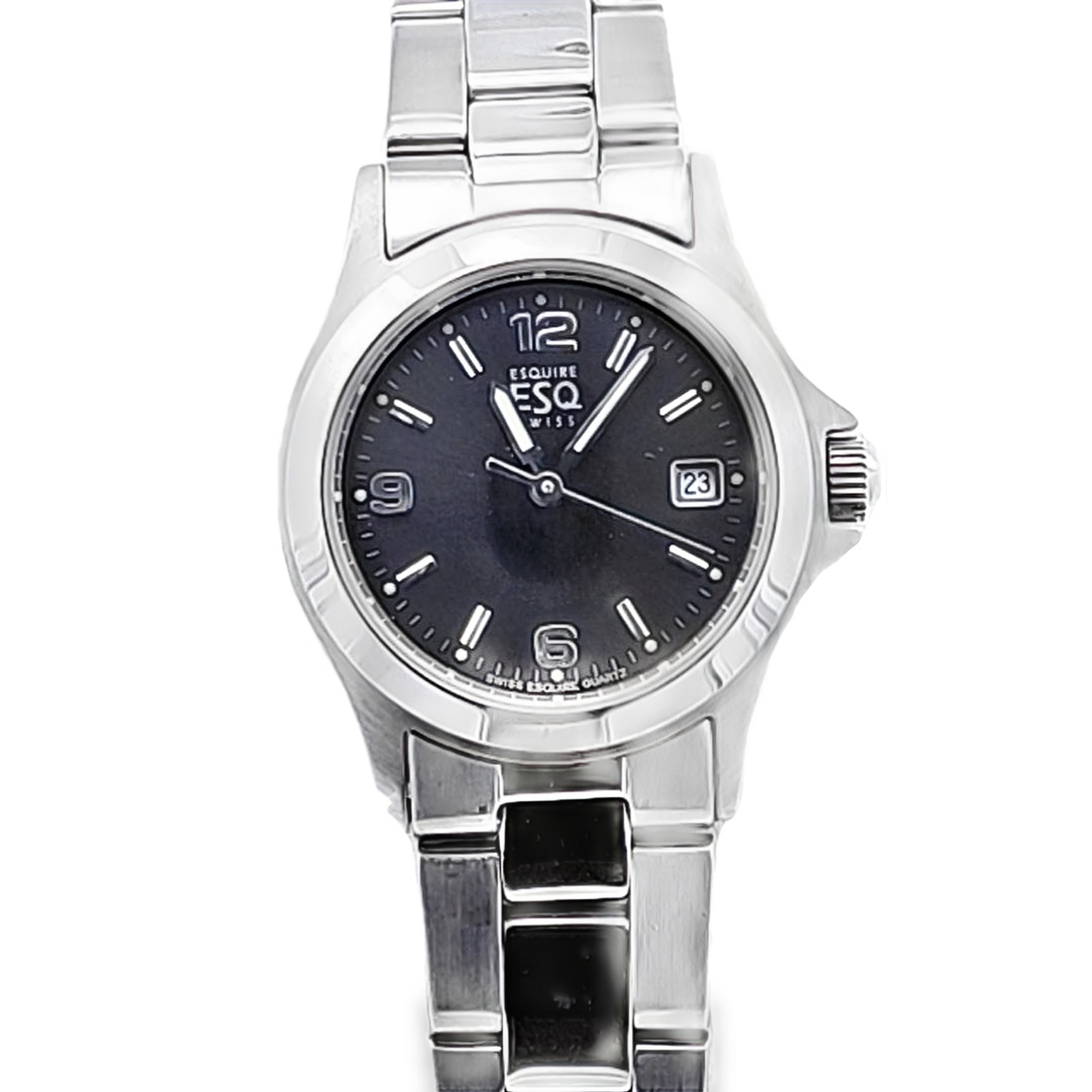 Preowned ESQ Sterling Silver Ladies Quartz Water Resistant 69000383 | Shin Brothers**