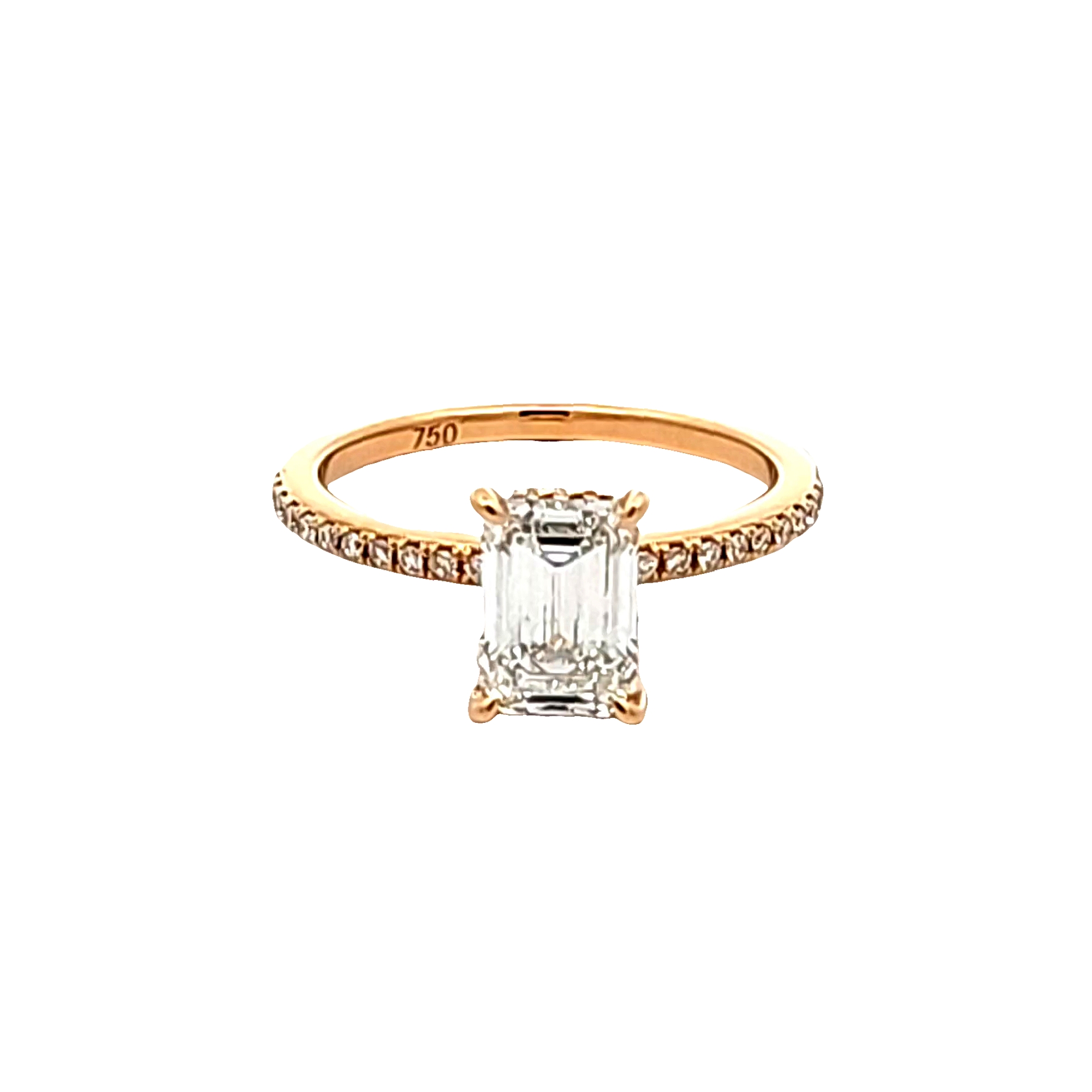 18K Yellow Gold 1.51ct Lab-Created Diamond | Shin Brothers Jewelers Inc. 18K Yellow Gold 1.51ct Lab-Created Diamond | Shin Brothers Jewelers Inc.