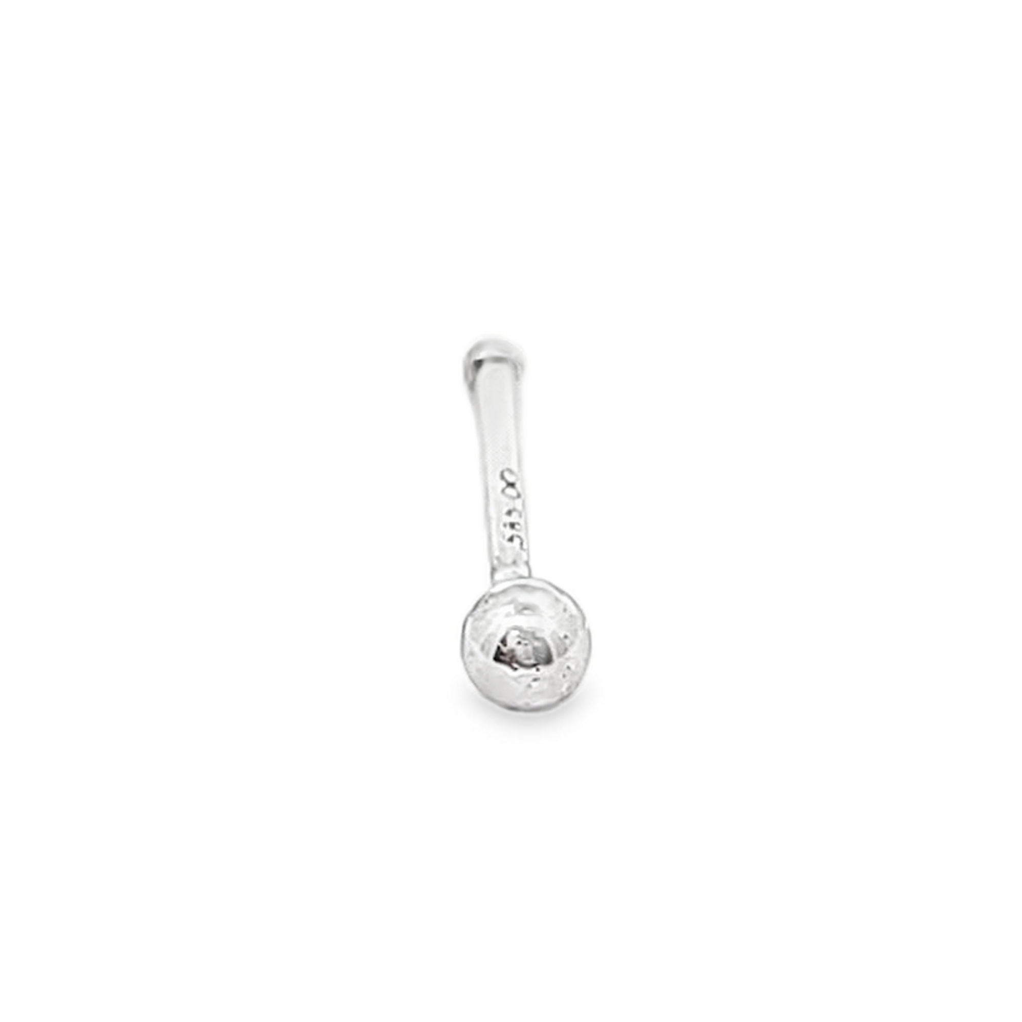 14K White Gold Nose Pin 42001768 | Shin Brothers** 14K White Gold Nose Pin 42001768 | Shin Brothers**