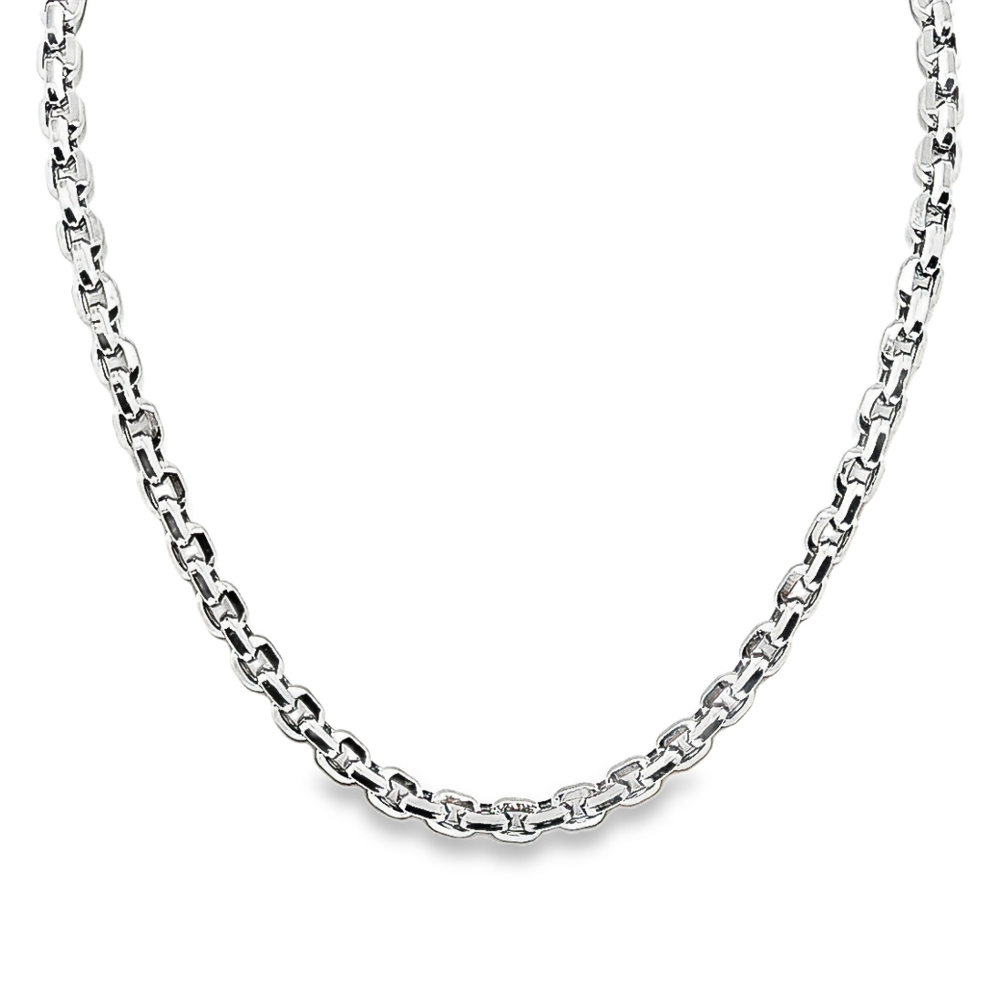 14K White Gold Anchor Chain 30004698 | Shin Brothers**