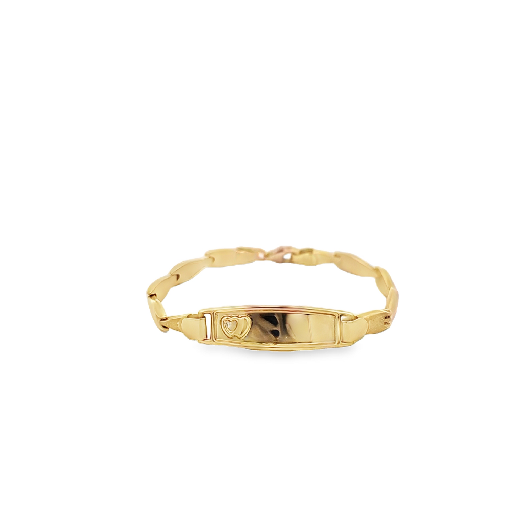 14K Yellow Gold 2 Hearts Bracelet 20001575 | Shin Brothers*