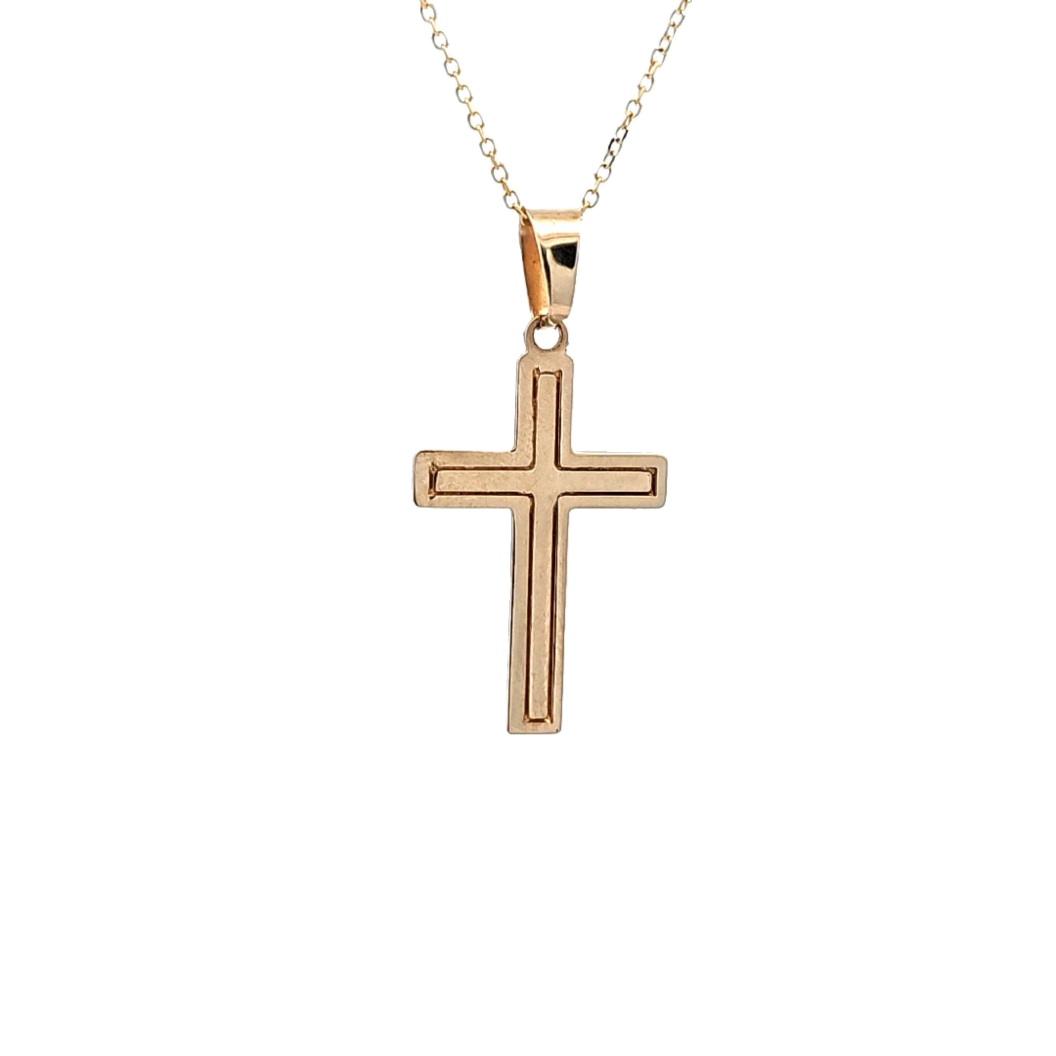 14K Yellow Gold Cross Charm 50002918 | Shin Brothers* 14K Yellow Gold Cross Charm 50002918 | Shin Brothers*