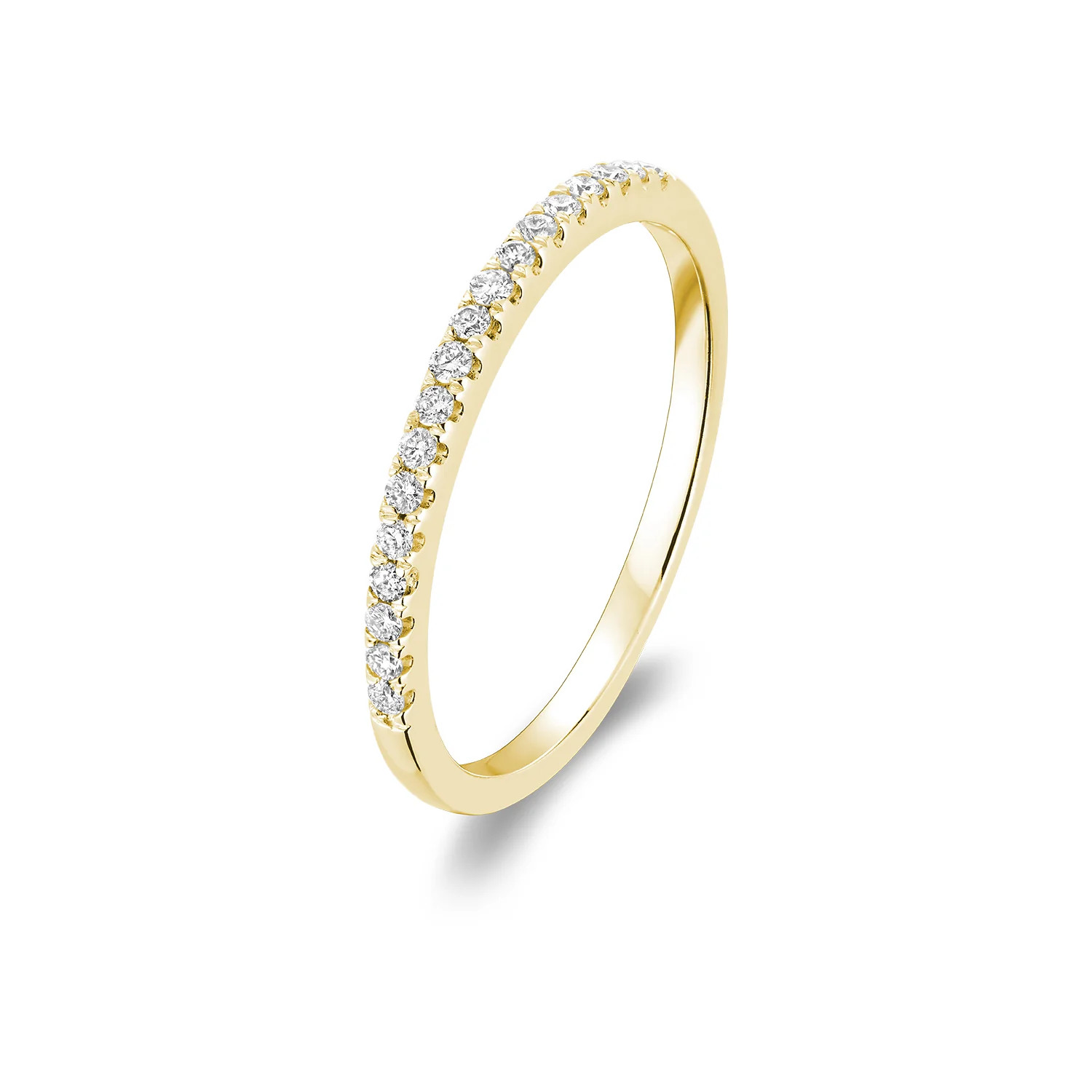 14K Yellow Gold Half Eternity Diamond Band 11006858 | Shin Brothers* 14K Yellow Gold Half Eternity Diamond Band 11006858 | Shin Brothers*
