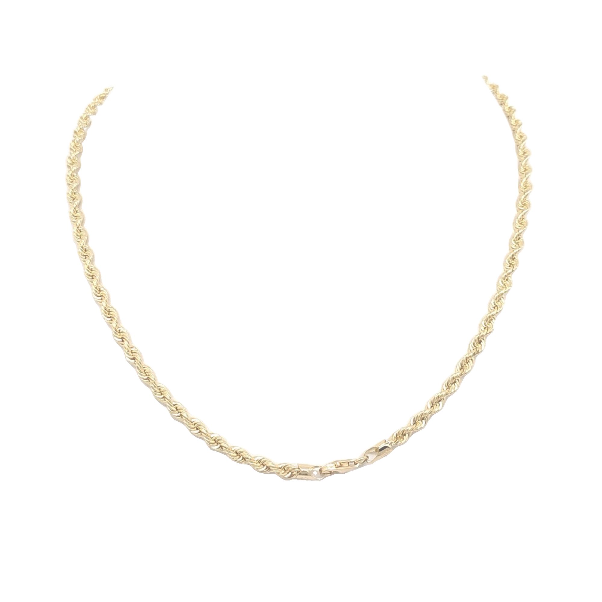 14K Yellow Gold 22" Rope Chain 30004598 | Shin Brothers* 14K Yellow Gold 22" Rope Chain 30004598 | Shin Brothers*
