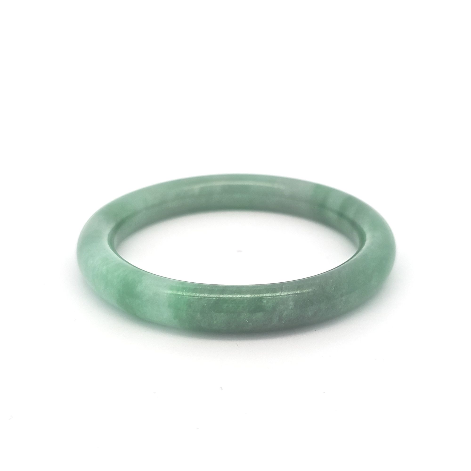 6" Green Jade Bangle 24000060 | Shin Brothers* 6" Green Jade Bangle 24000060 | Shin Brothers*