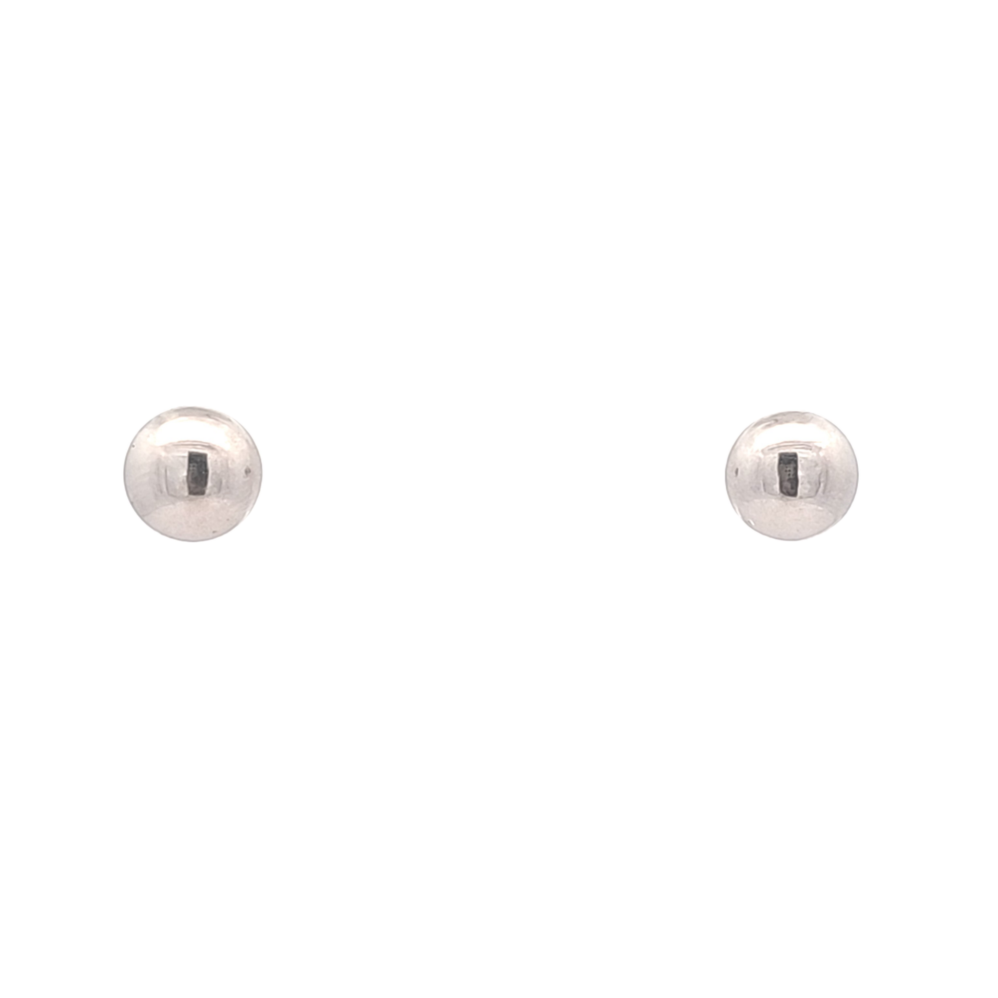 14K White Gold Ball Stud Earrings 40003347 | Shin Brothers** 14K White Gold Ball Stud Earrings 40003347 | Shin Brothers**
