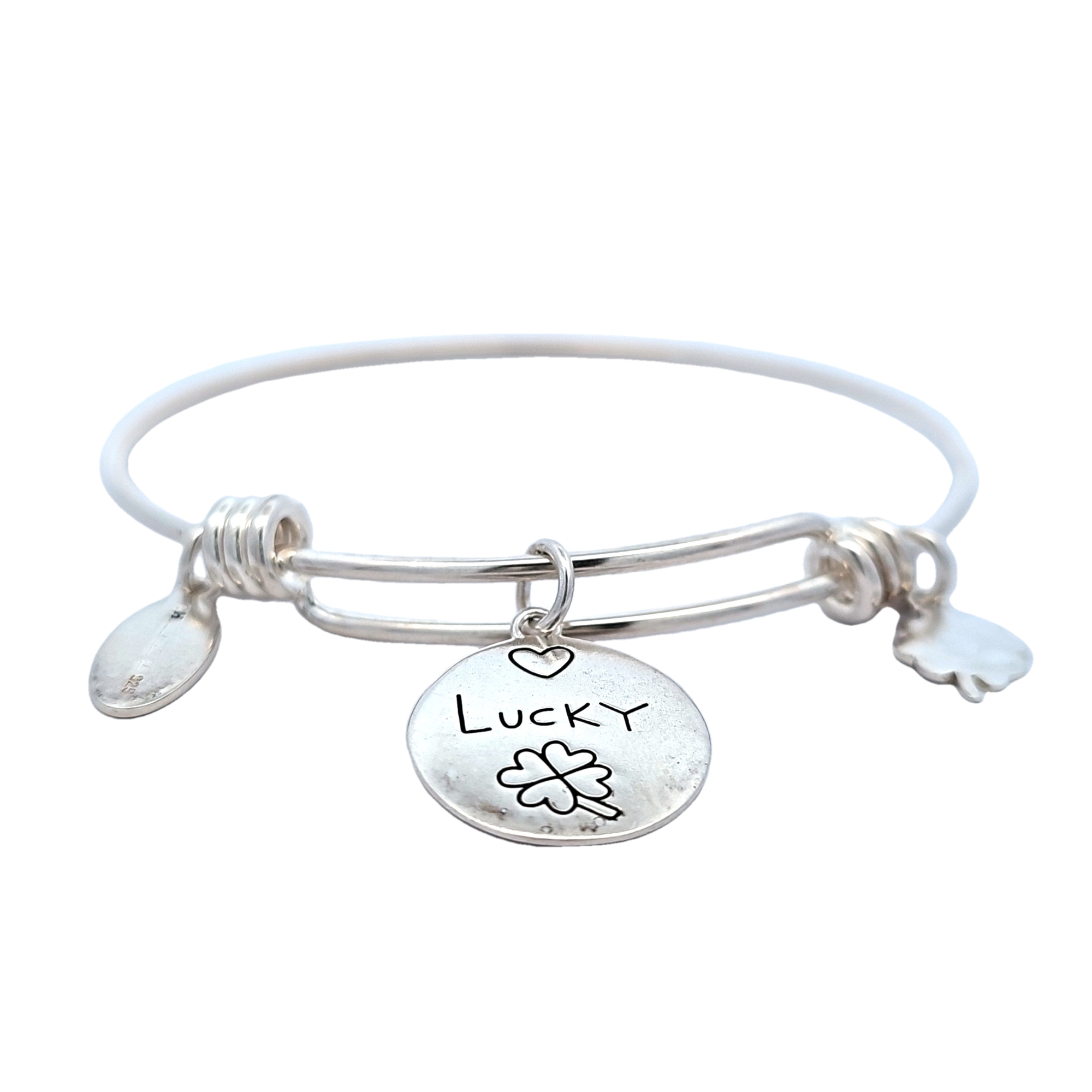 Sterling Silver Lucky Elephant Bangle 82010712 | Shin Brothers*